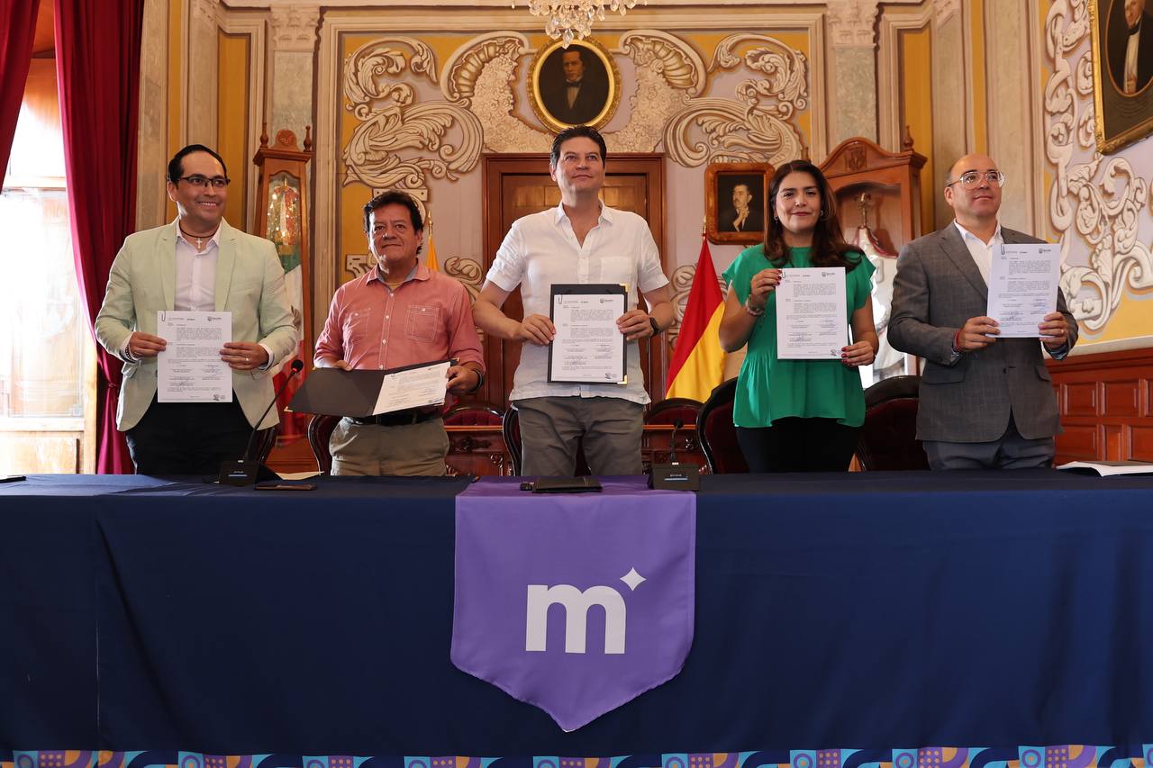 Gobierno Municipal e INAH signan convenio a favor del patrimonio de Morelia