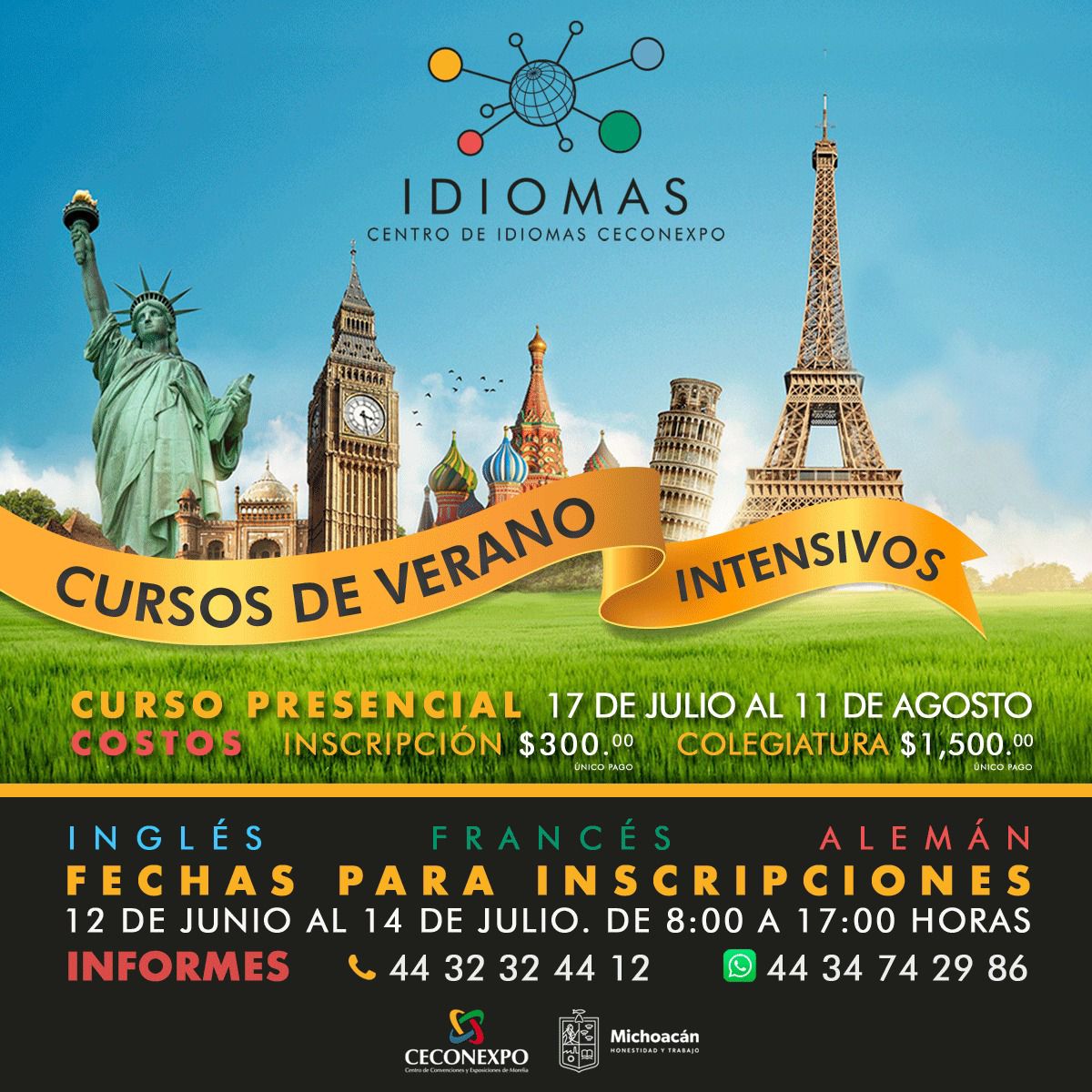 Invita Ceconexpo al curso de verano 2023, en su Centro de Idiomas