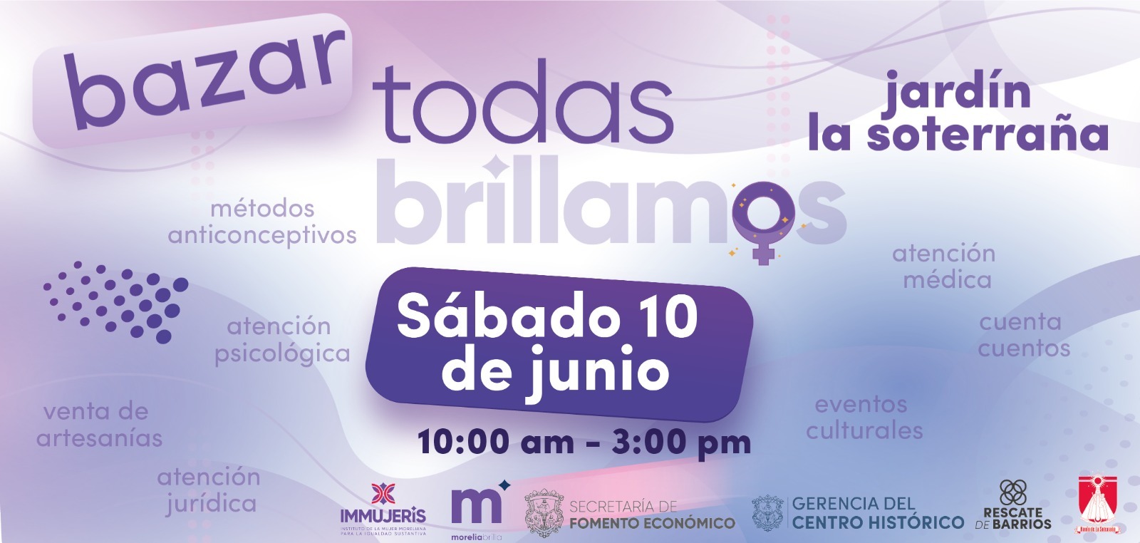 Alfonso Martínez potencializa emprendimientos de las mujeres con “Bazar Todas Brillamos”