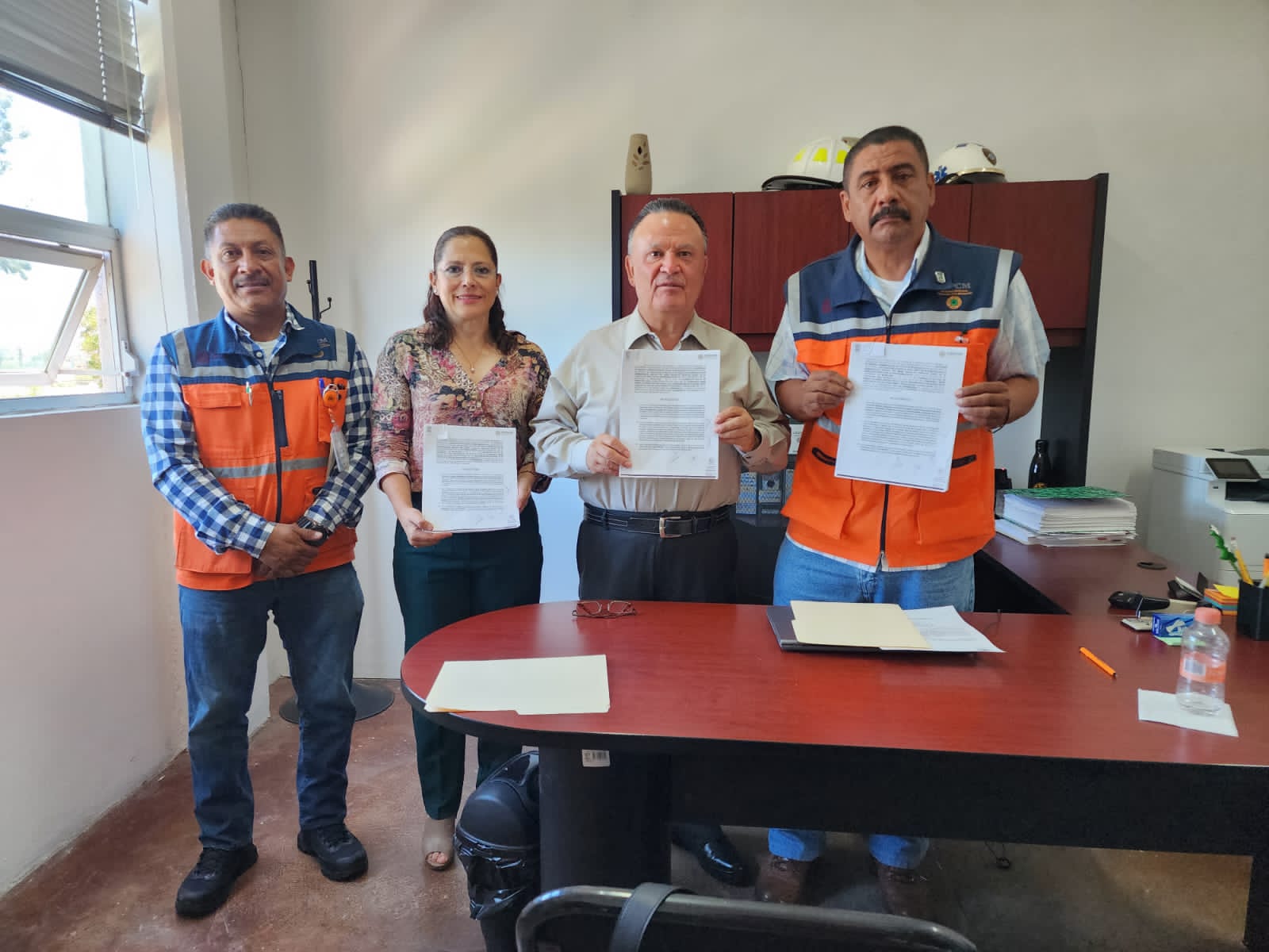 Finanzas y Protección Civil acuerdan capacitación a favor de empleados estatales