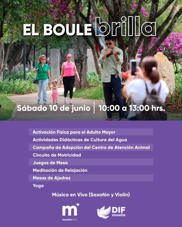 Ayuntamiento de Morelia invita a disfrutar activación en parque lineal García de León