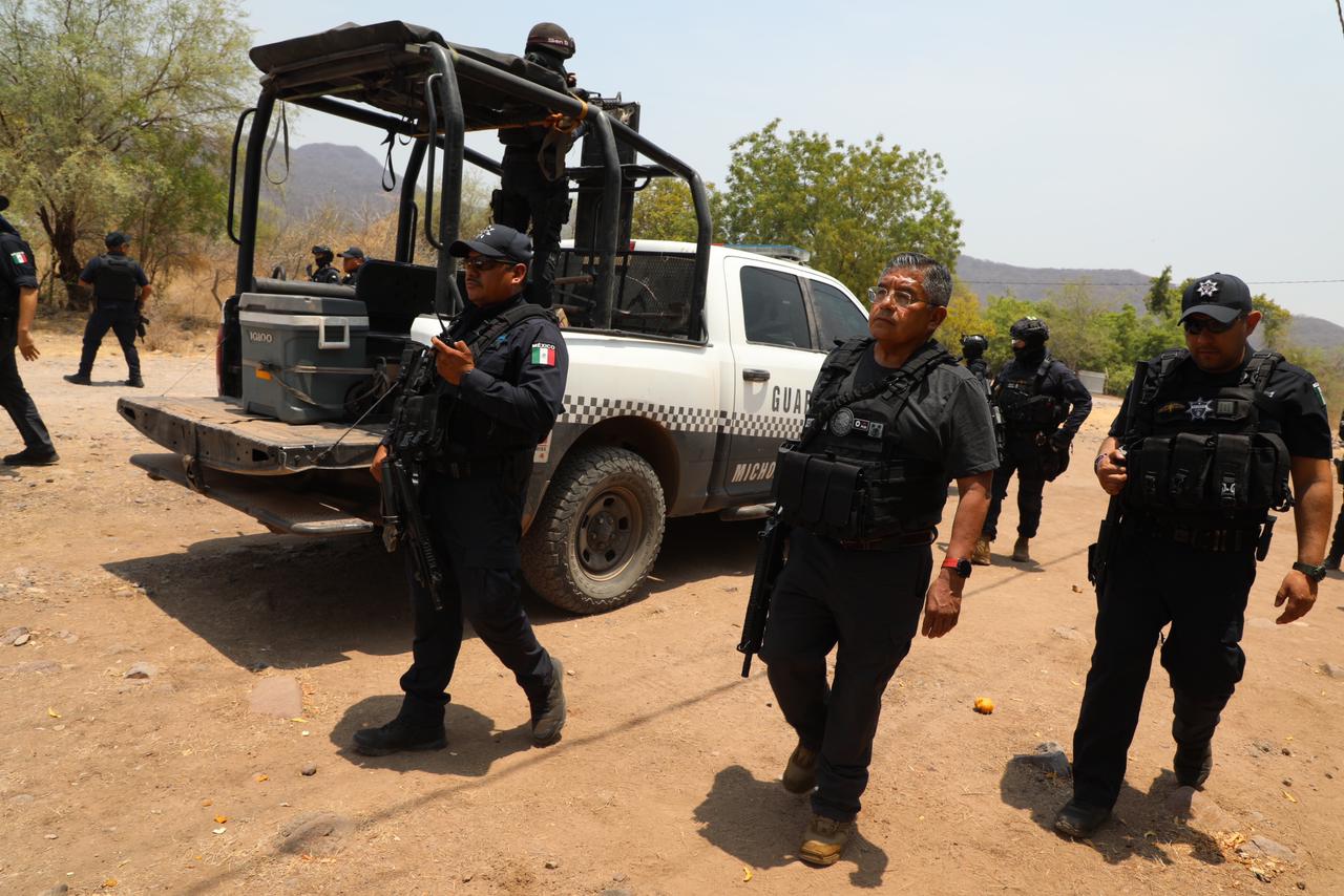 Instalación de BOI en Llano Grande, municipio de Apatzingán, permitirá el regreso de habitantes a sus comunidades: SSP y Segob