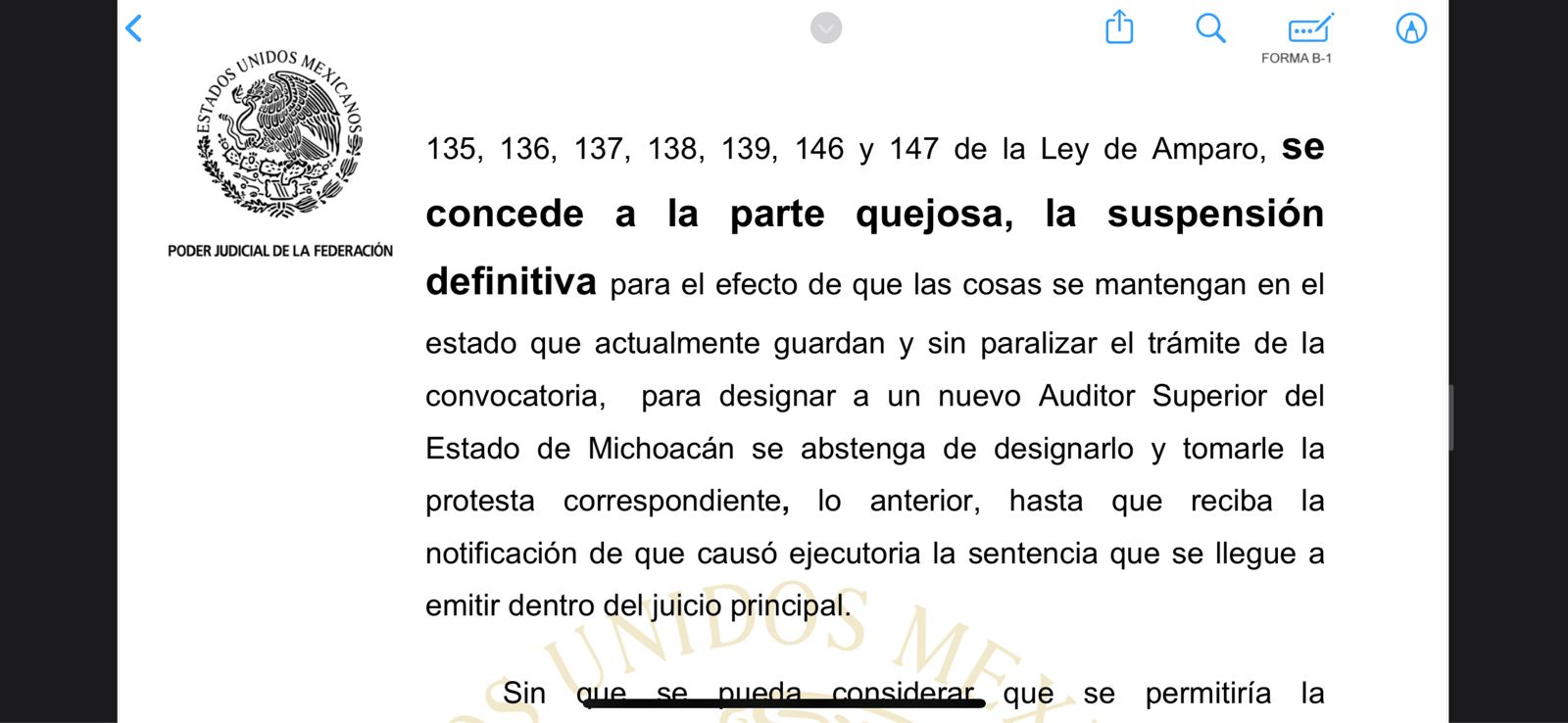 Juez confirma destitución de Aguirre Abellaneda y resuelve seguir con la convocatoria para elegir auditor