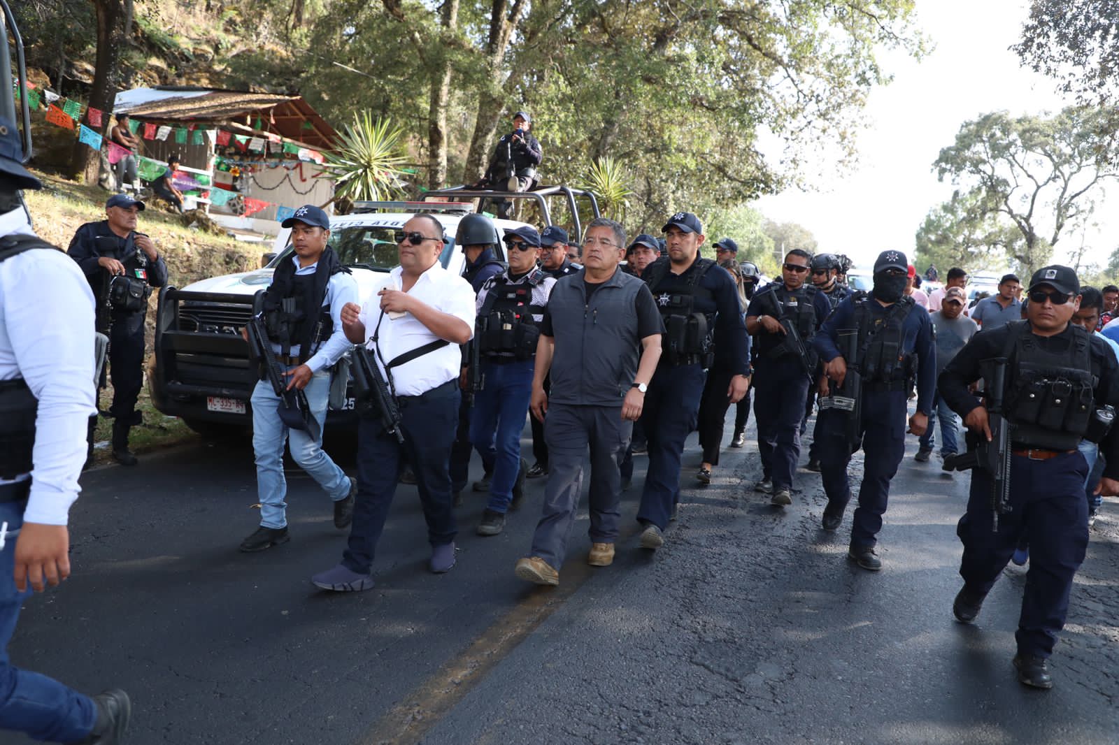 SSP, Sedena y Guardia Nacional garantizan libre tránsito en Uruapan