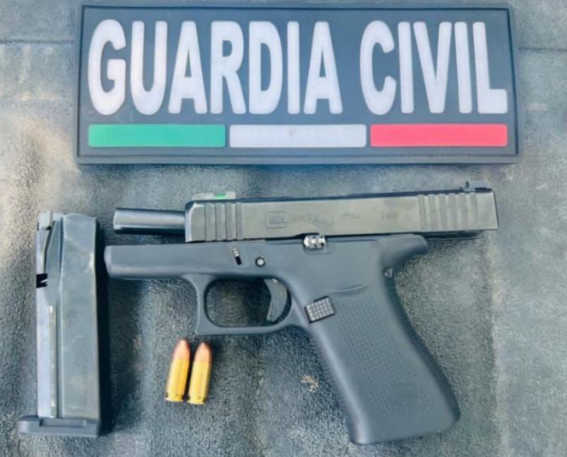En Blindaje Zamora, GC detiene a uno junto a arma de fuego