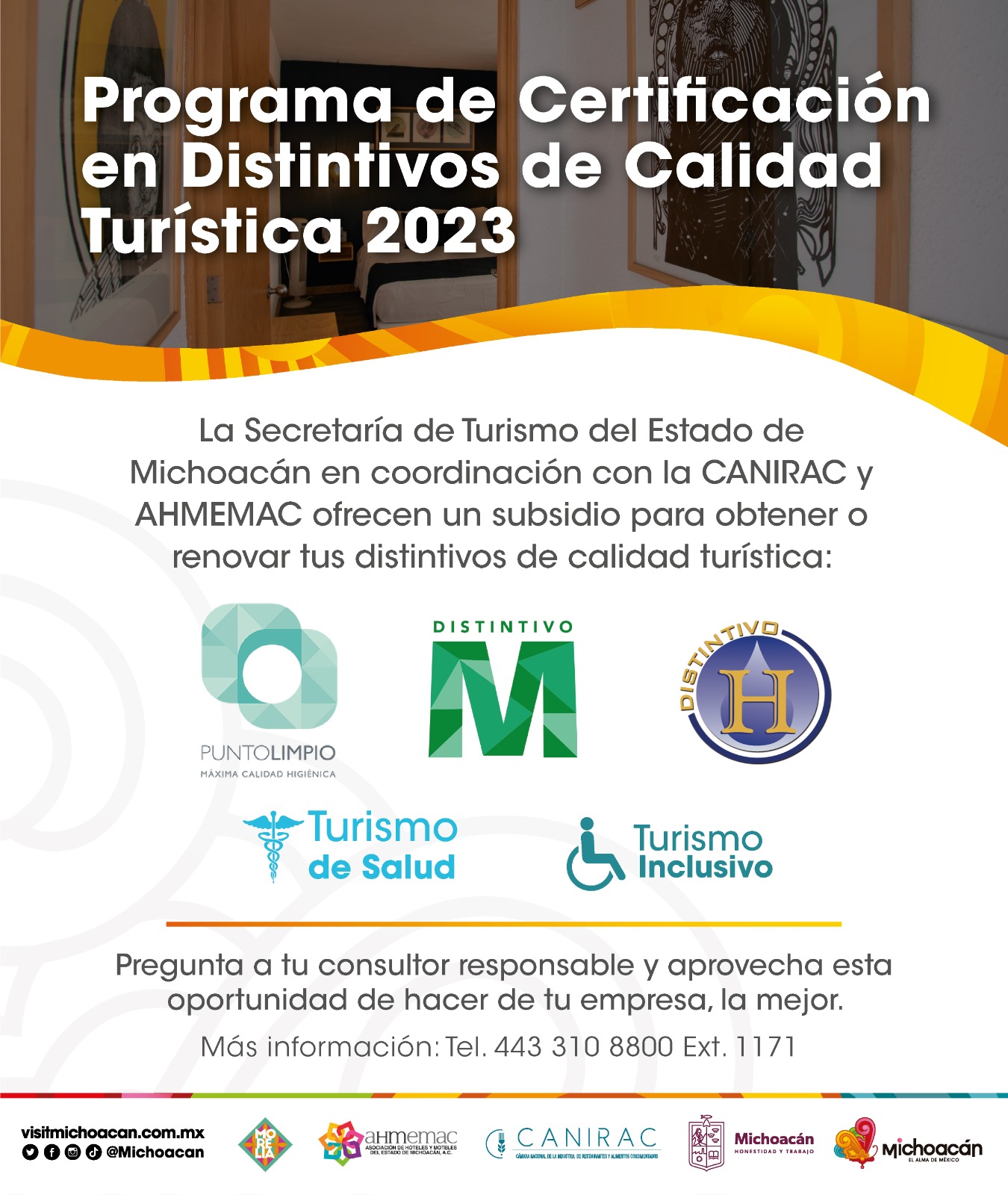 Sectur ofrece a empresas subsidios para certificaciones turísticas.