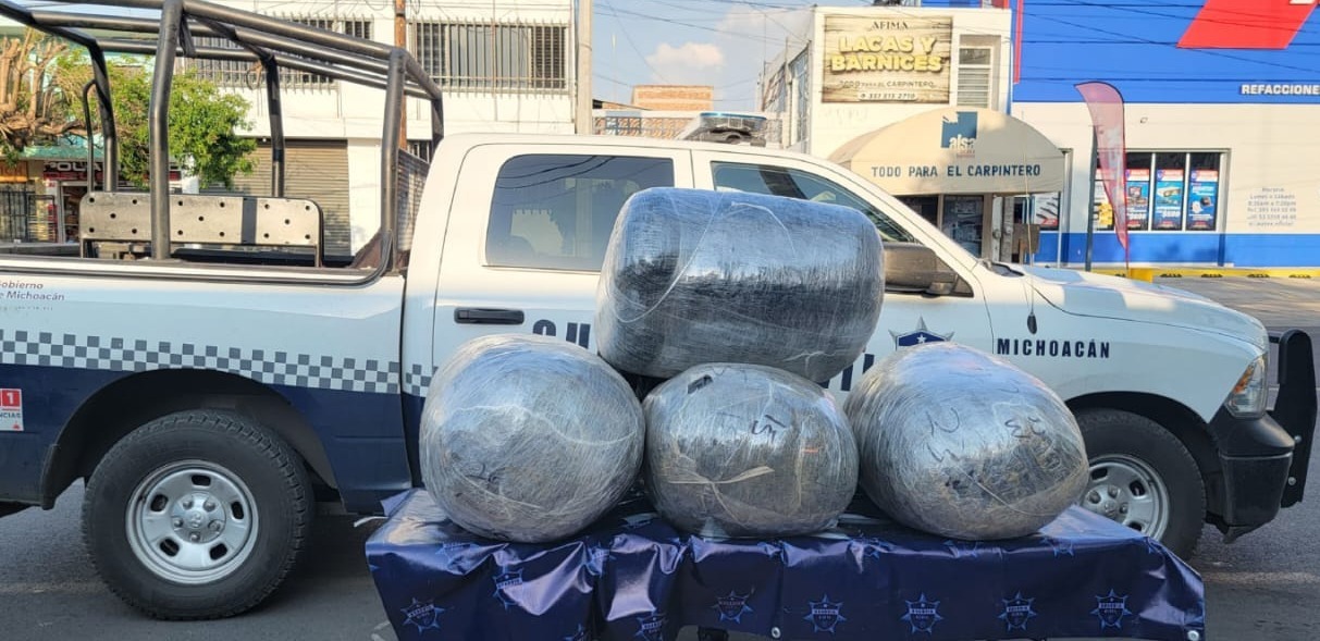 Asegura GC a masculino en posesión de más de 80 kilos de droga.