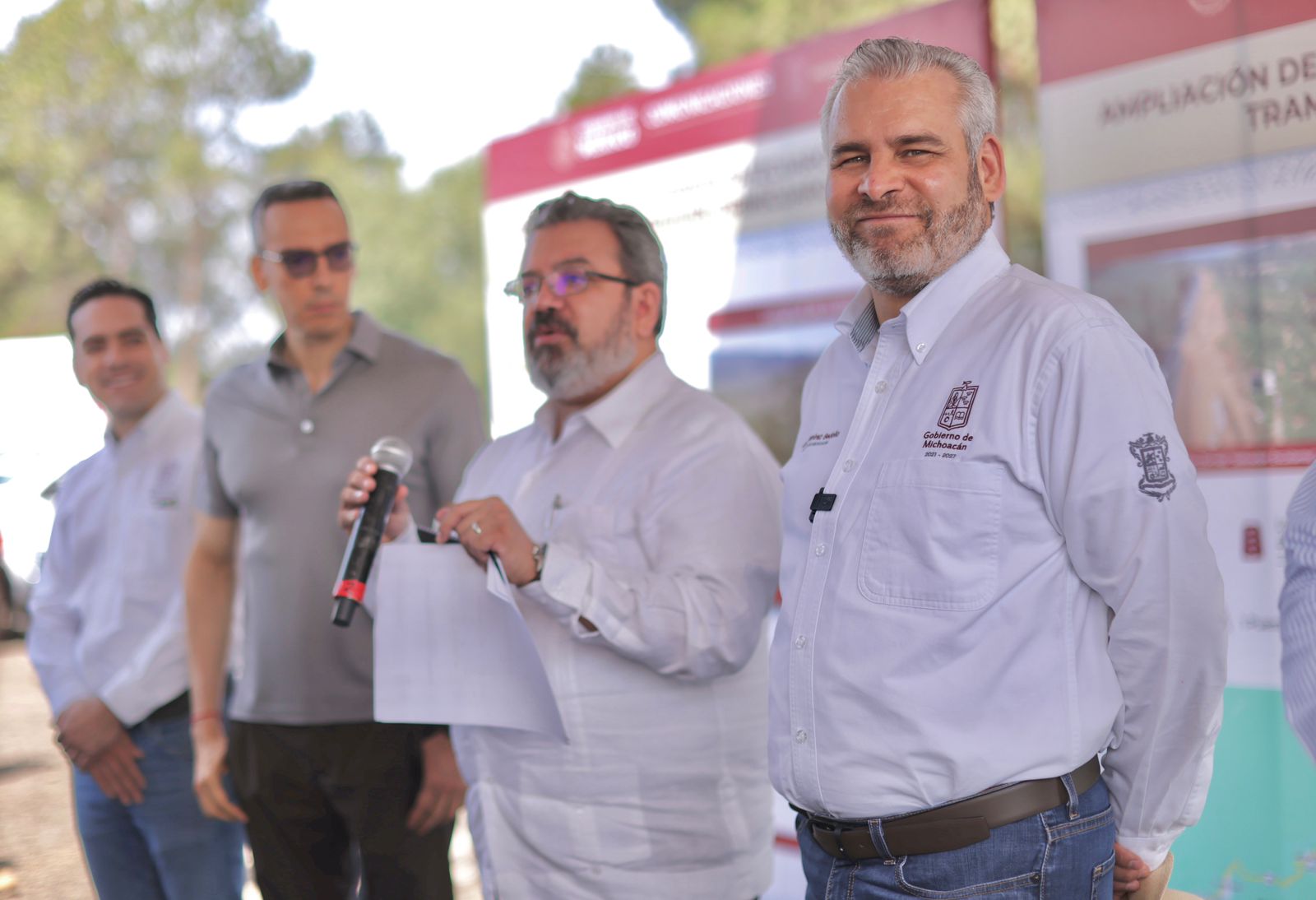 Arrancan Bedolla y SICT ampliación de autopista Pátzcuaro-Uruapan.