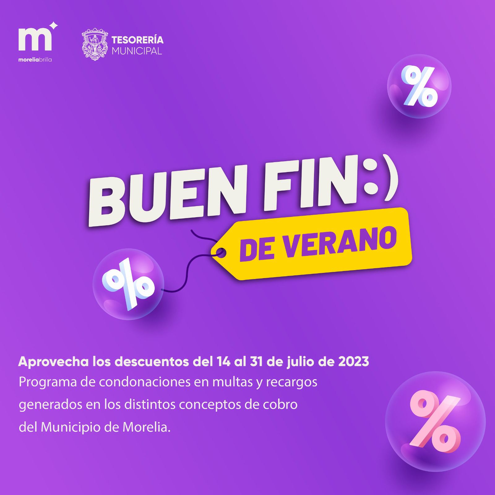 Morelianas y morelianos se beneficiarán con descuentos en impuestos municipales