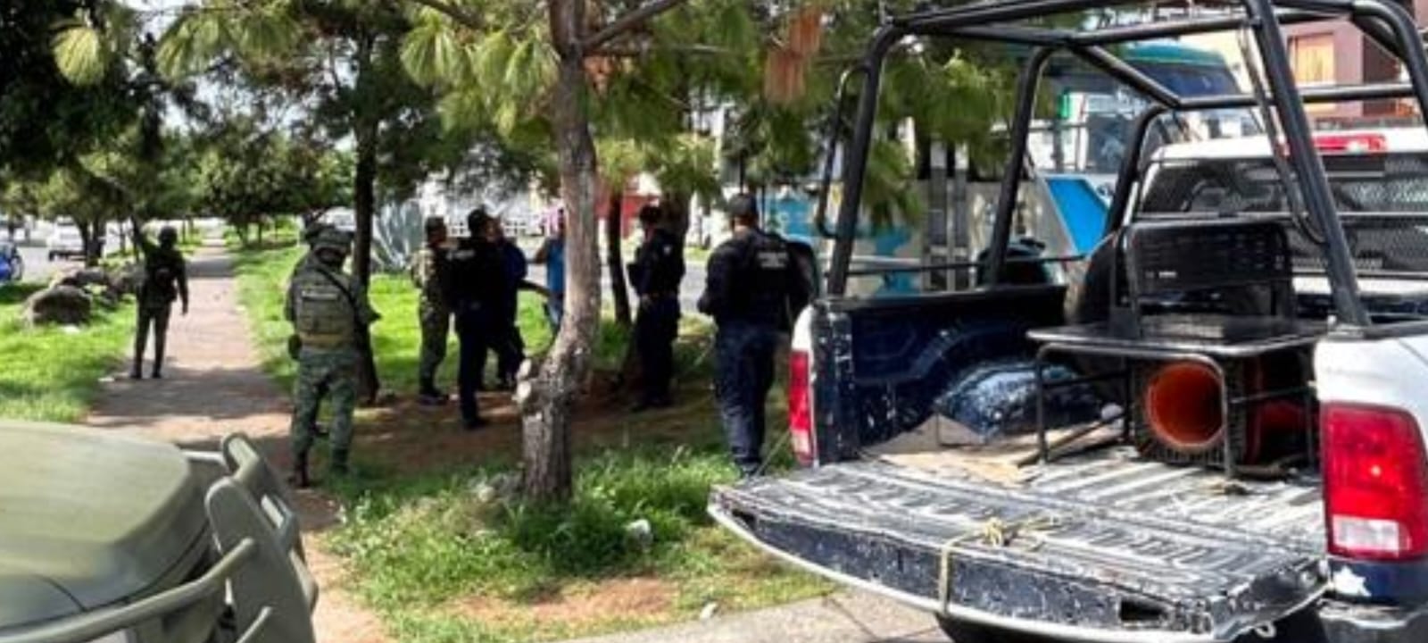 Sigue vigilancia cercana de la Guardia Civil al transporte público en Uruapan