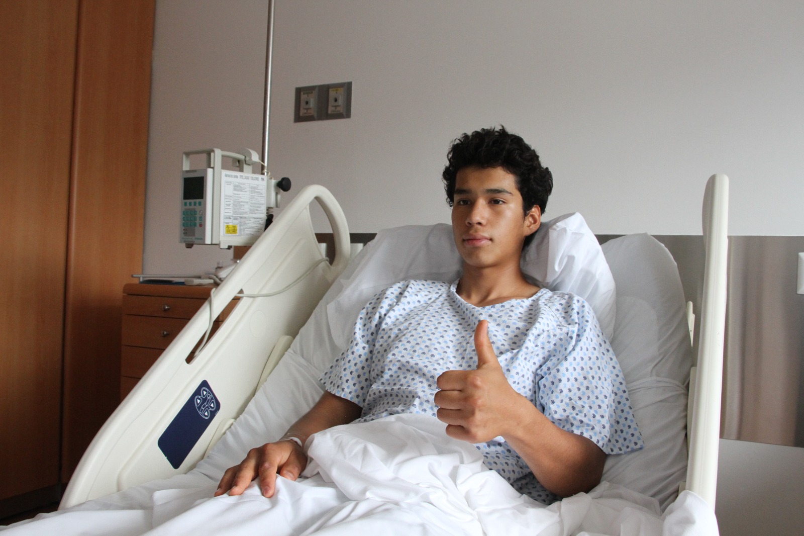 JEREMY JORGE MONROY RECUPERARÁ MOVILIDAD DE PIERNA, GRACIAS A LA ASOCIACIÓN “UNINI UNTANI”