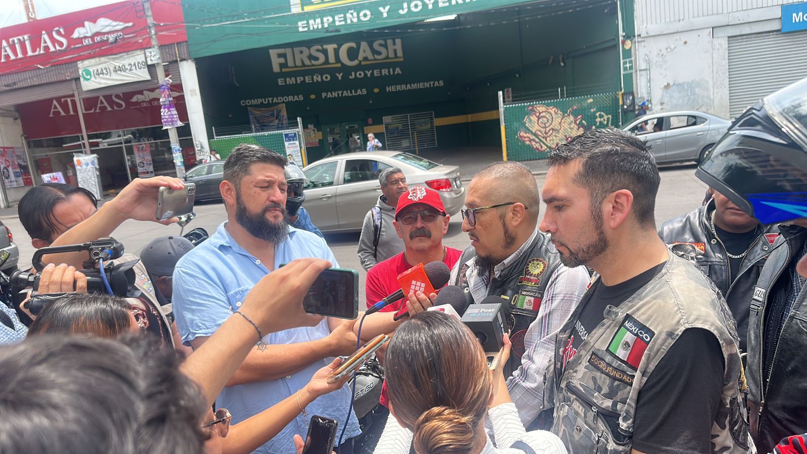 Morelia. Motociclistas se manifiestan en Morelia; piden ser incluidos en las mesas de diálogo sobre la nueva Ley de Movilidad y Transportes