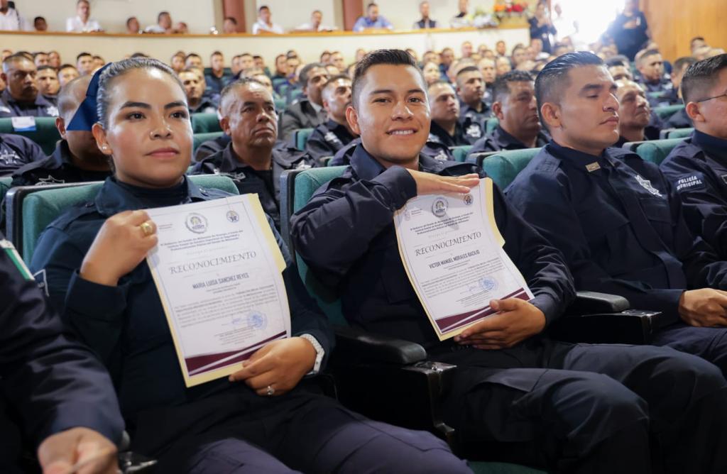 Concluyen Curso de Formación Inicial Equivalente para Policía Municipal, con 159 agentes actualizados: SSP