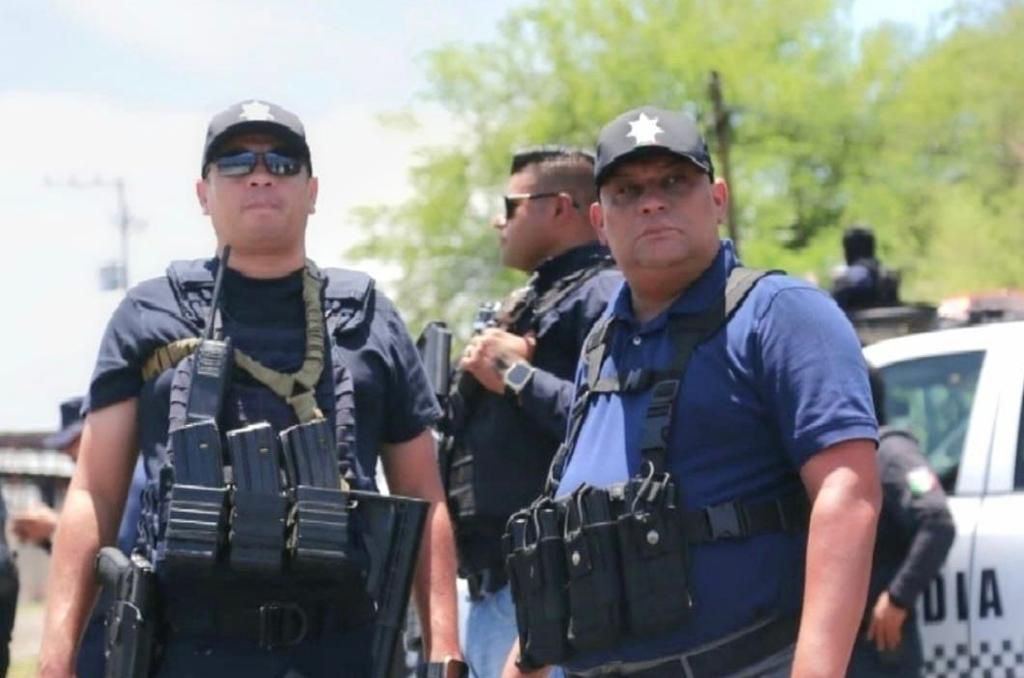 SSP mantiene vigilancia para garantizar el orden, en Apatzingán.
