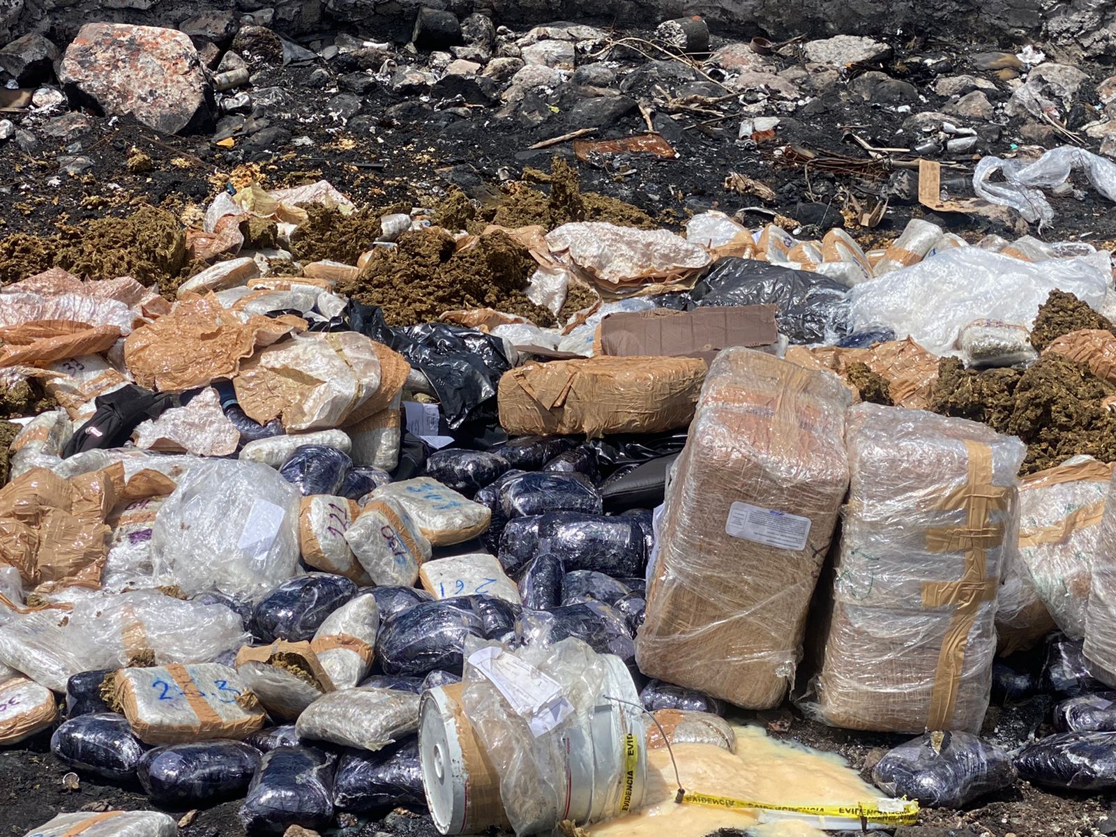 INCINERA FGR Y SEDENA DROGAS EN MICHOACÁN 