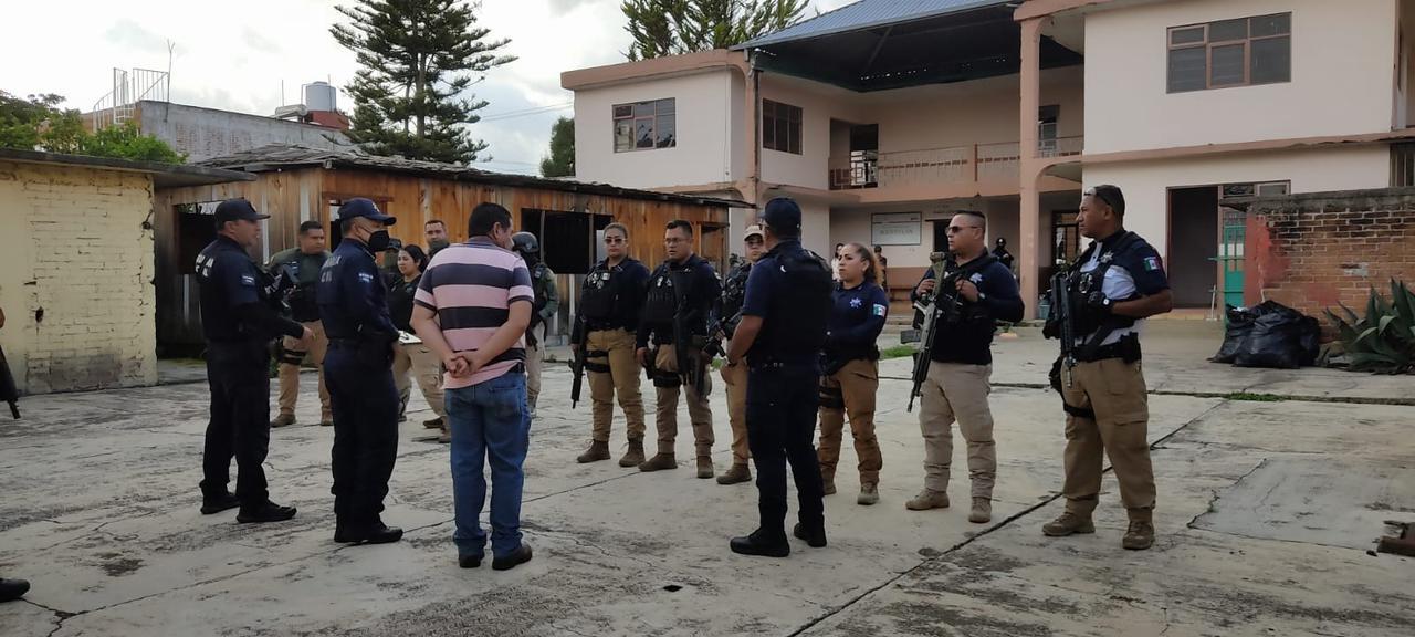 Establece SSP destacamento policial en la tenencia de Agostitlán, municipio de Hidalgo
