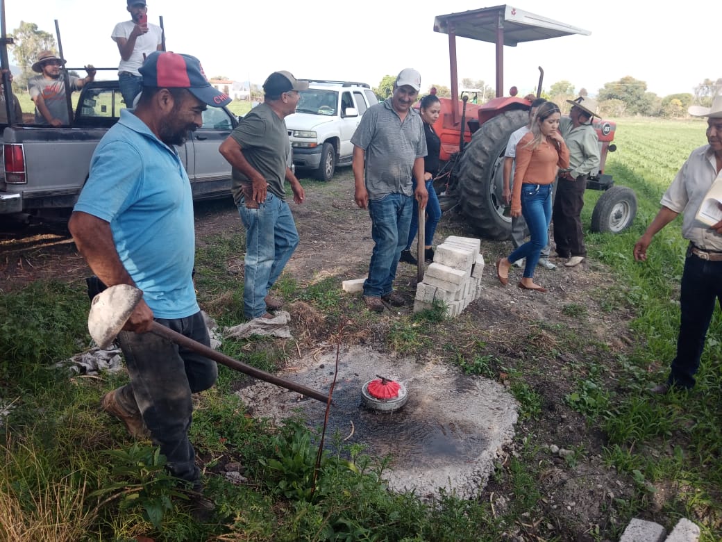 Sader apoya obra hidroagrícola que beneficia a productores de Cuitzeo.