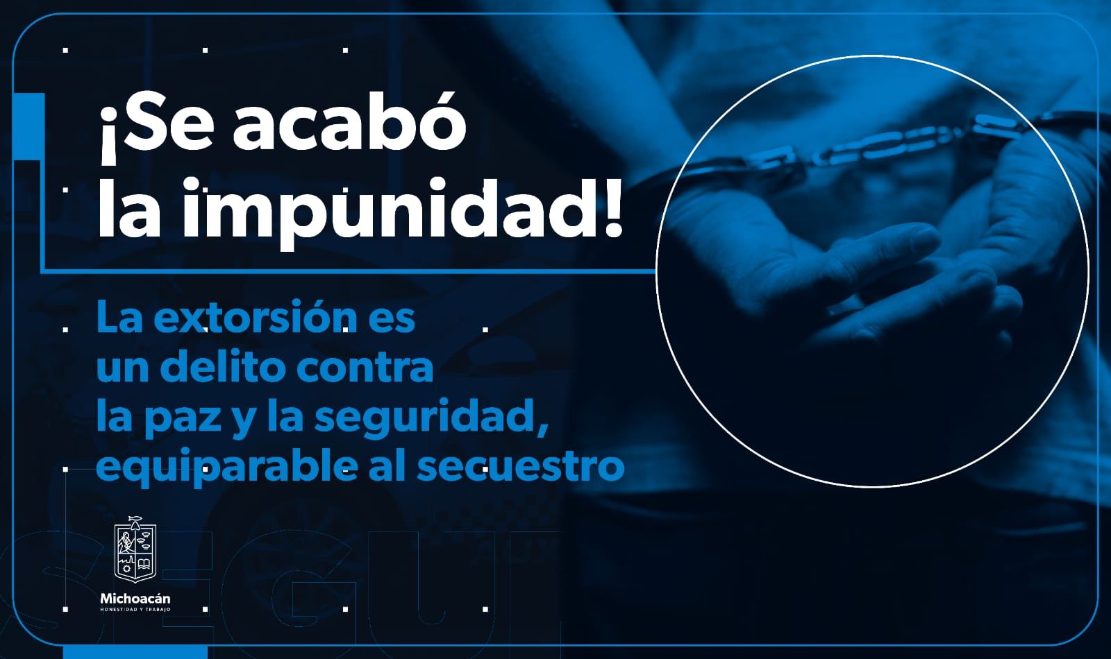Por extorsión, hasta 25 años de prisión