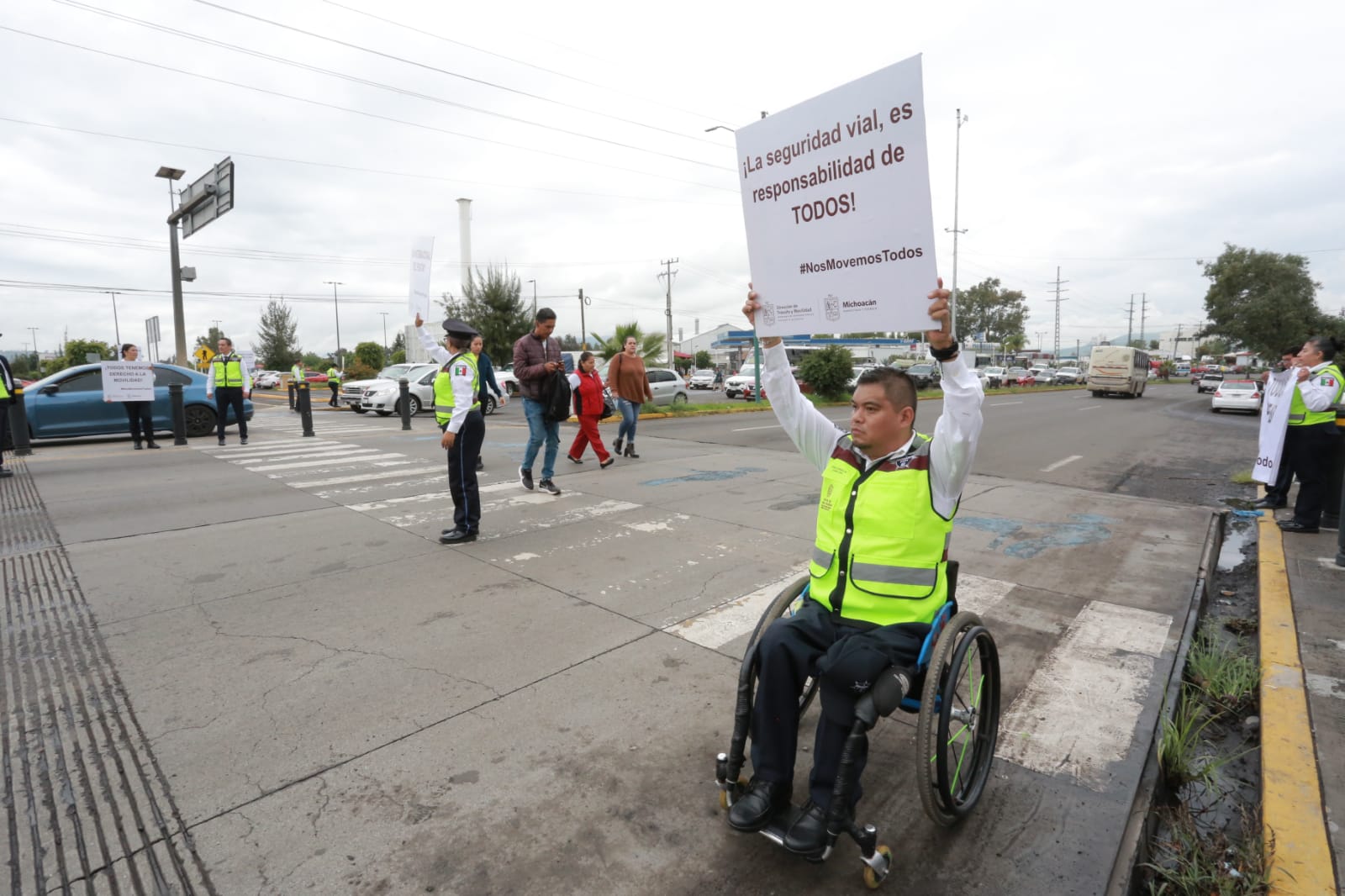 Tránsito y Movilidad de la SSP, busca concientizar a la población en el Día Internacional del Peatón