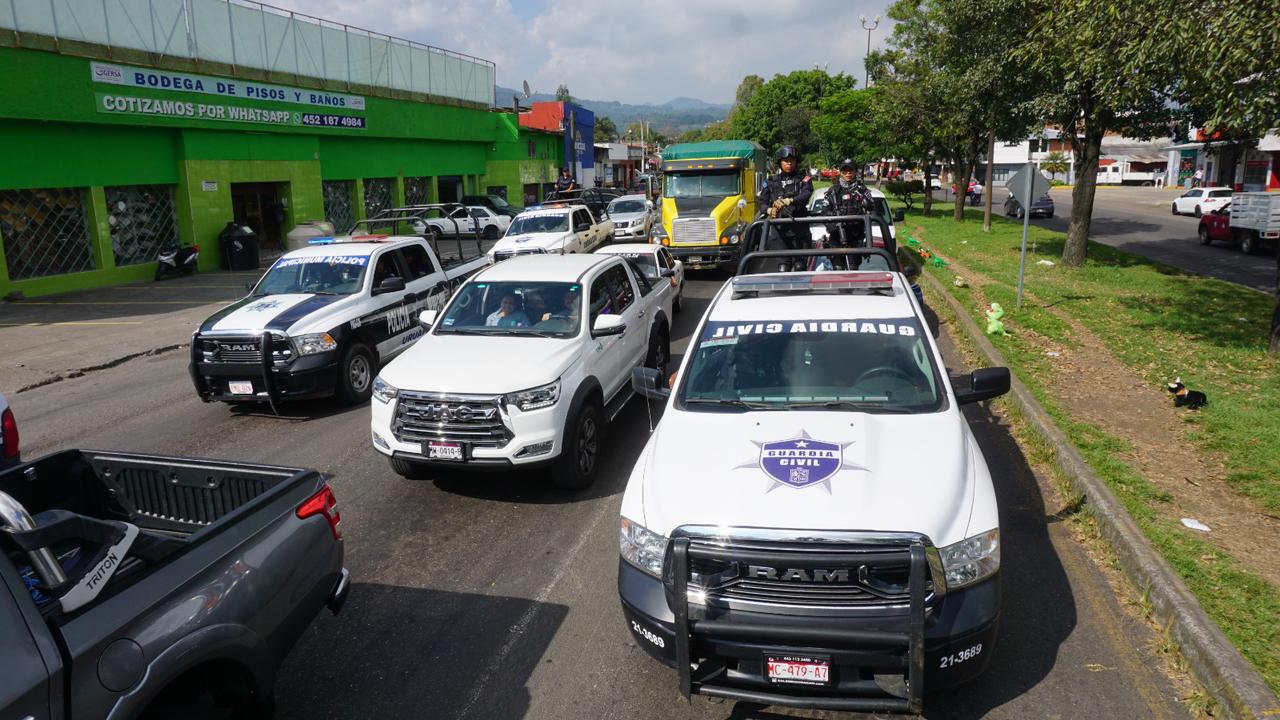 Guardia Civil continúa con la presencia operativa en Uruapan