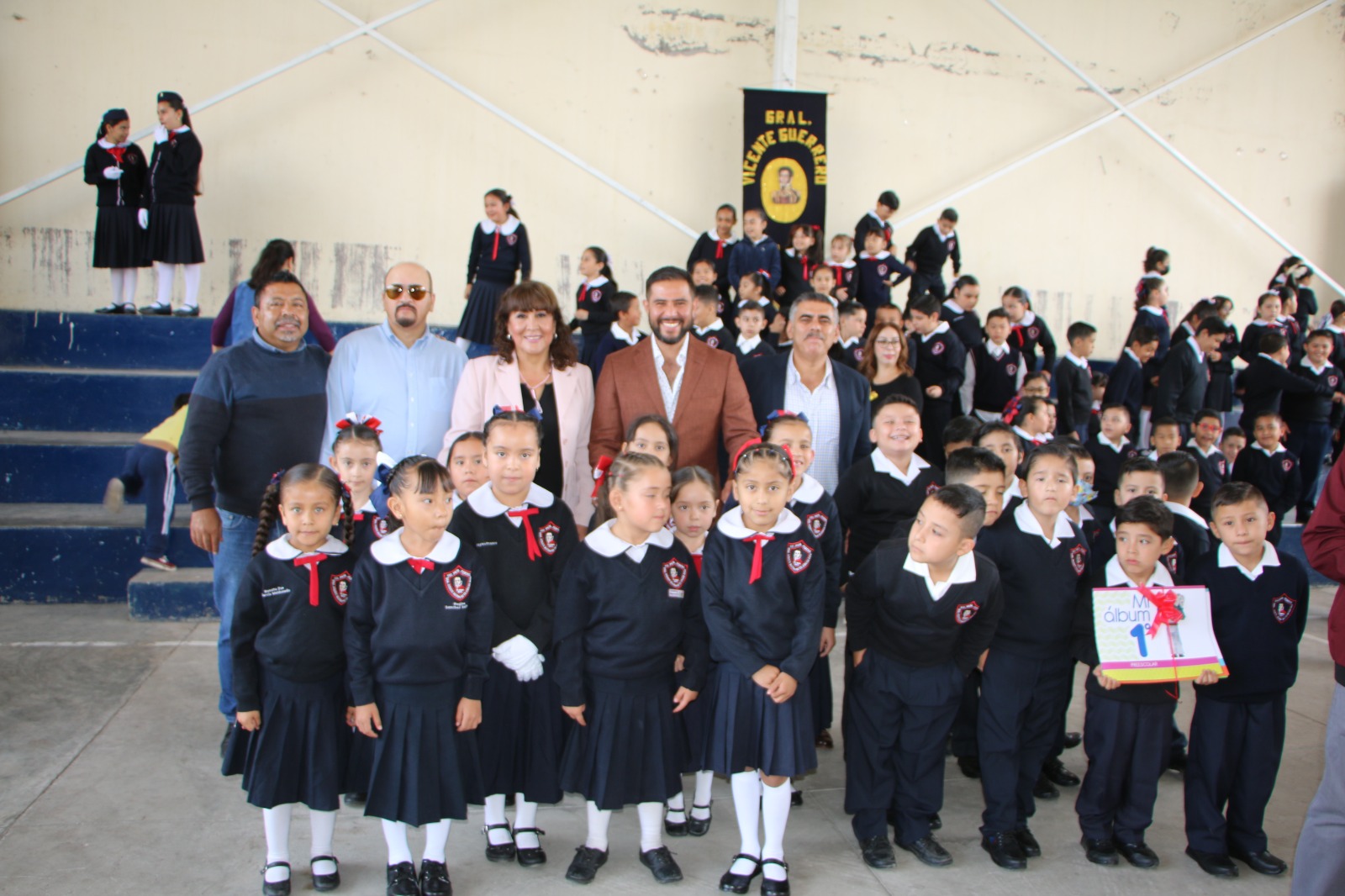 ​Luis Gildardo López asistió al inicio del ciclo escolar 2023-2024 del nivel básico