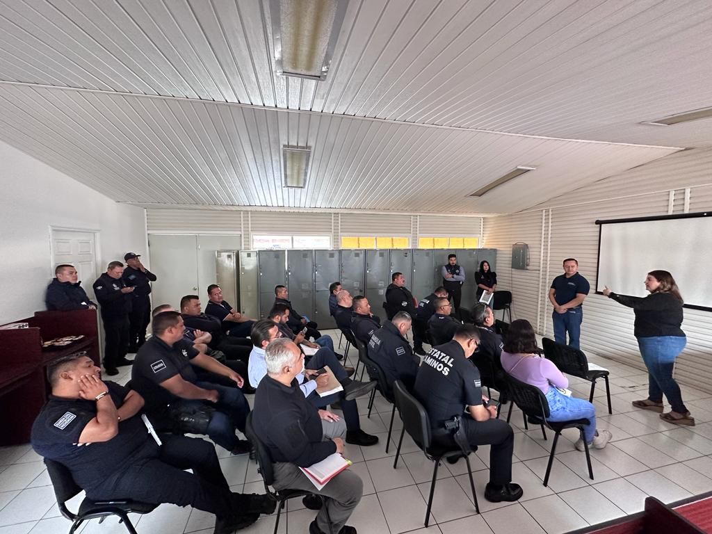 Se imparte curso de inducción de Modelo de Justicia Cívica a elementos operativos de la SSP