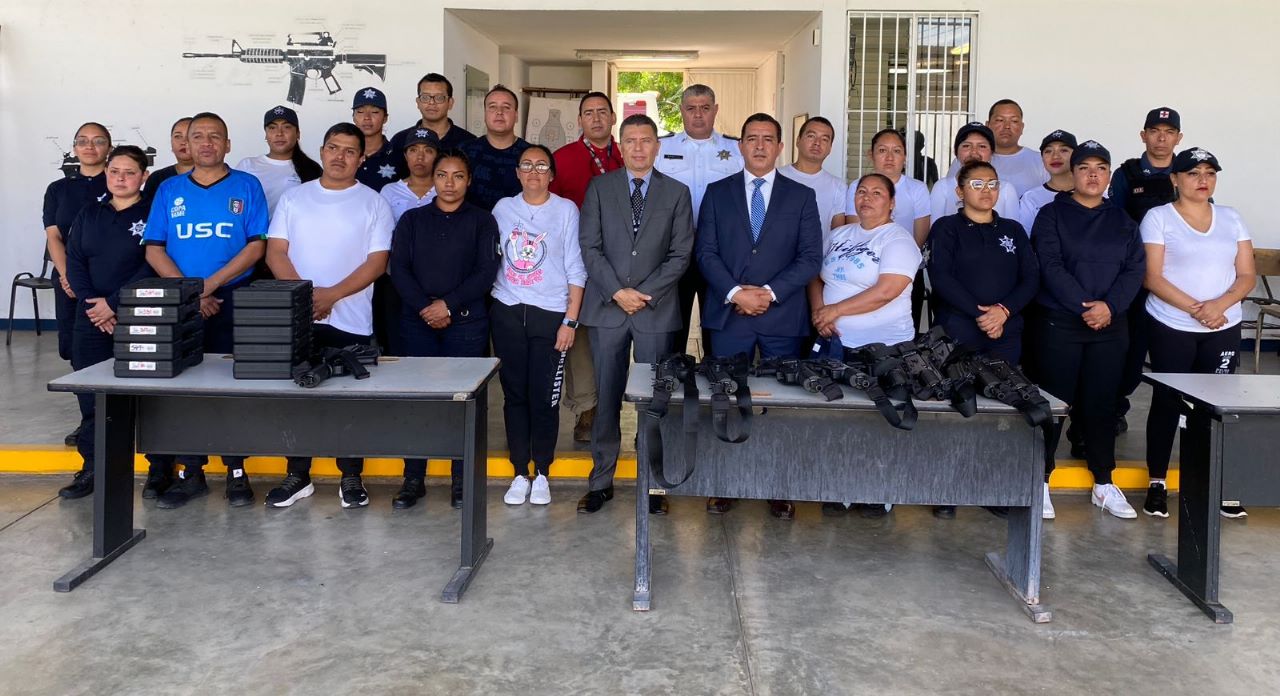 Imparte FGE curso de capacitación a Policía Auxiliar del Estado con el tema: “La actuación de la Policía Auxiliar dentro del Sistema de Justicia Penal”.