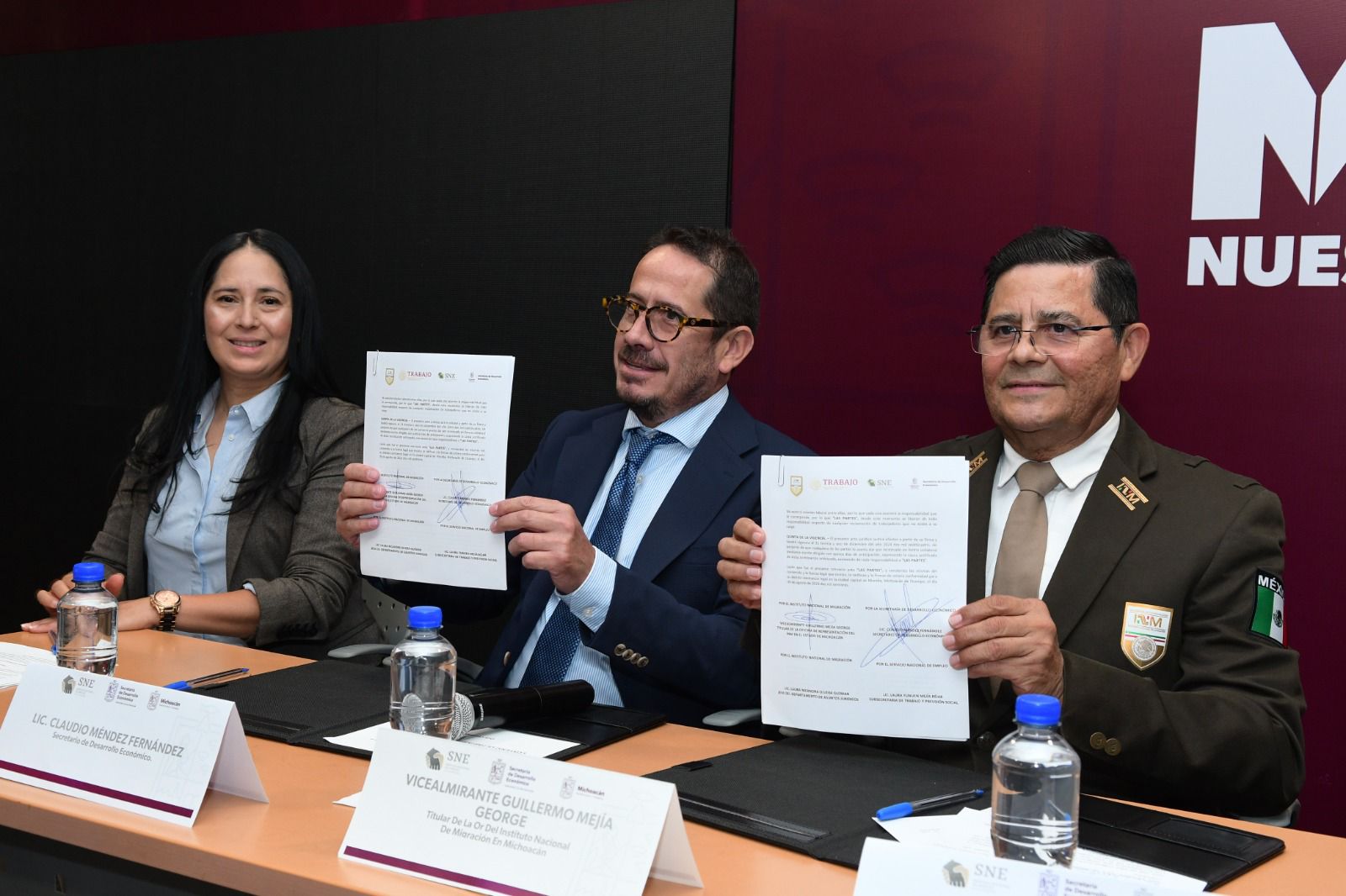 Acuerdan apoyar la reinserción laboral de migrantes repatriados.