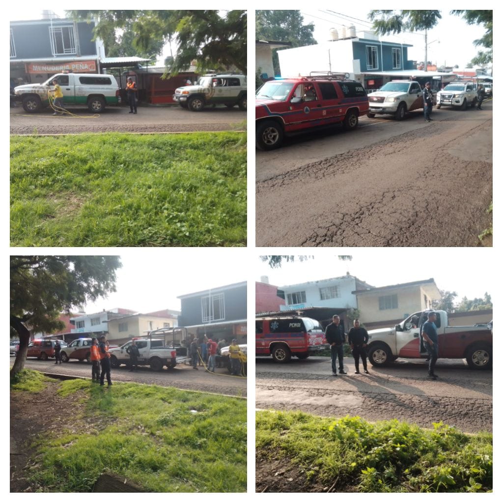 Buscan a niño que cayó en una alcantarilla en Ario de Rosales