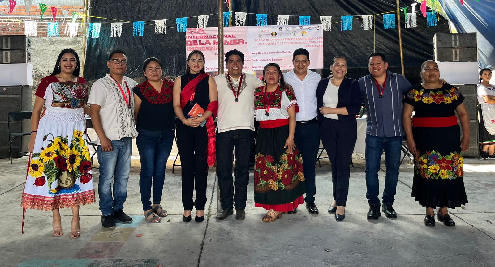 Participa FGE en el Primer Encuentro Regional de la Mujer Pirinda y Purépecha del Valle de Guayangareo