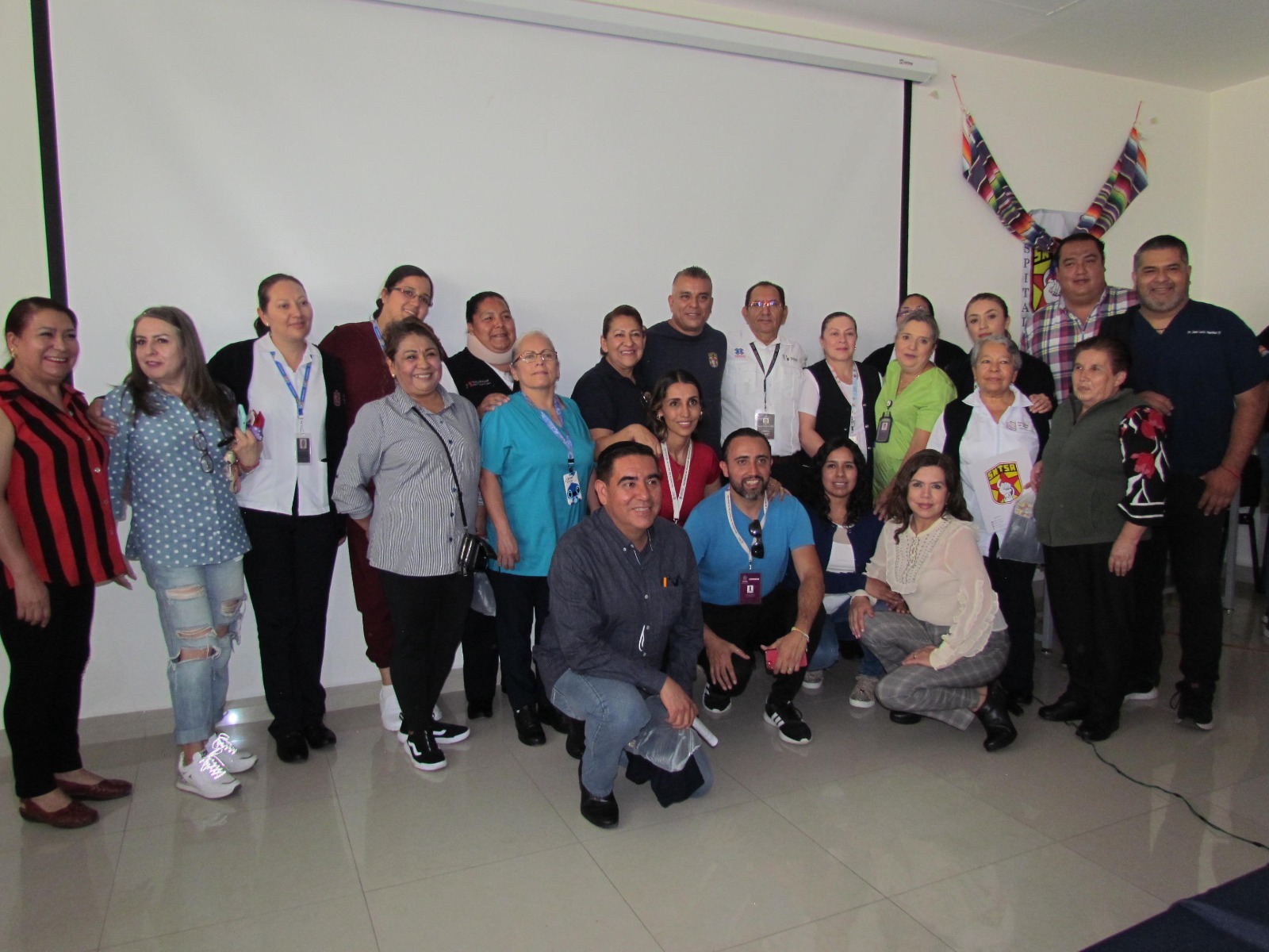 Comité Estatal del SNTSA estuvo en el Hospital General de Ciudad Hidalgo