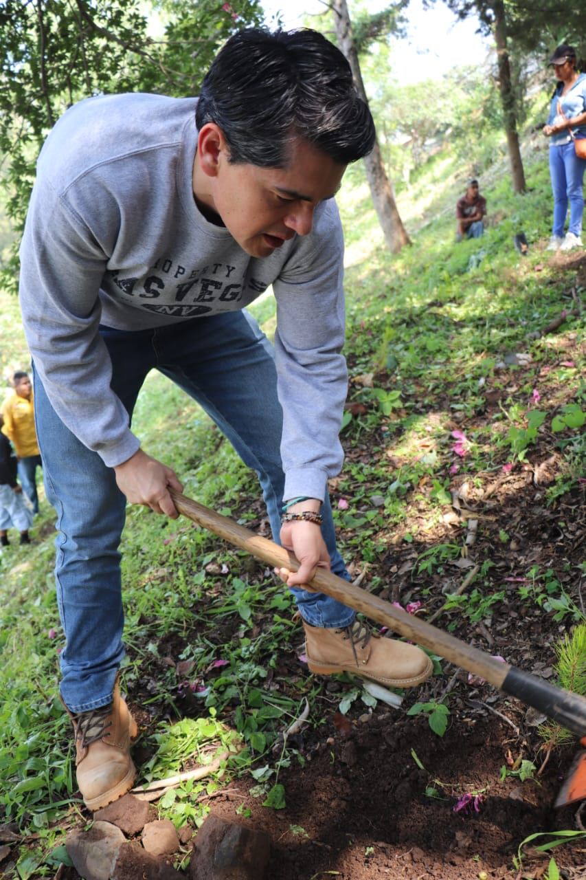 Arranca programa Enverdeciendo Zitácuaro, en la colonia La Joya