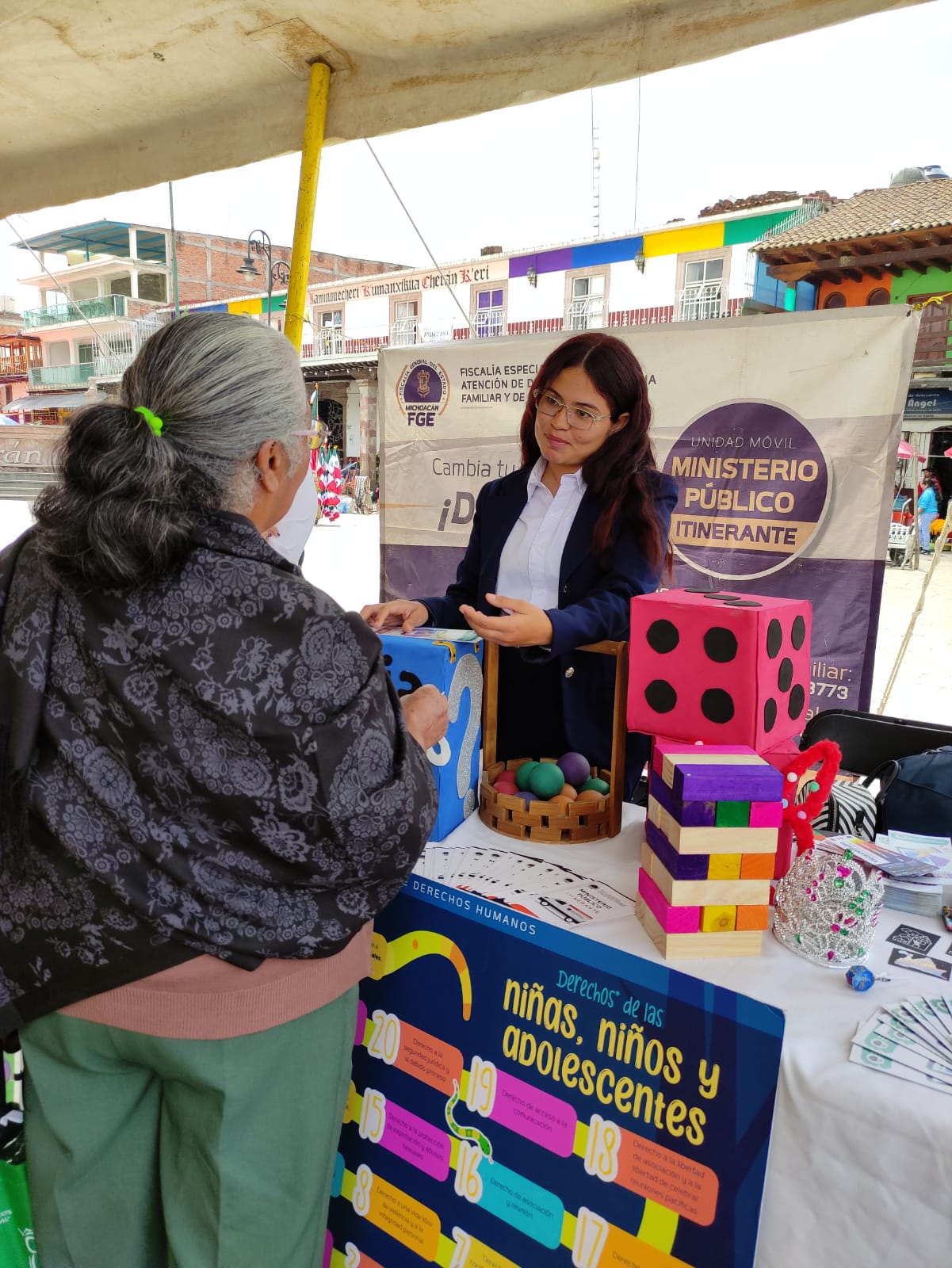 Participa FGE en la conmemoración del Día de la Mujer Indígena P’urhepecha Cheran K’eri.