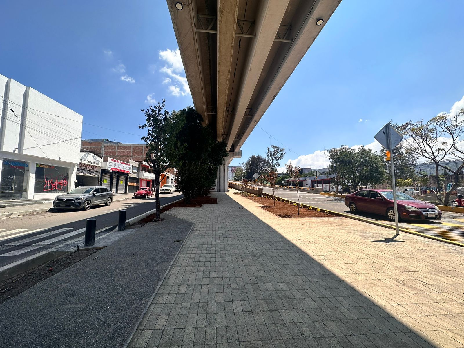 Al 43% las obras en bajo puente de Salida a Mil Cumbres: Sedum.