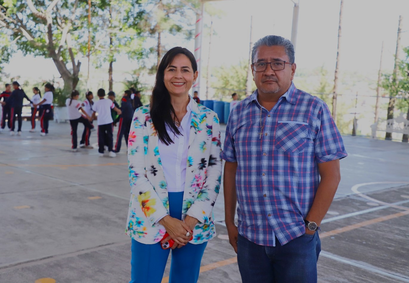 SEE visita escuela Lázaro Cárdenas, ejemplo de trabajo por la paz