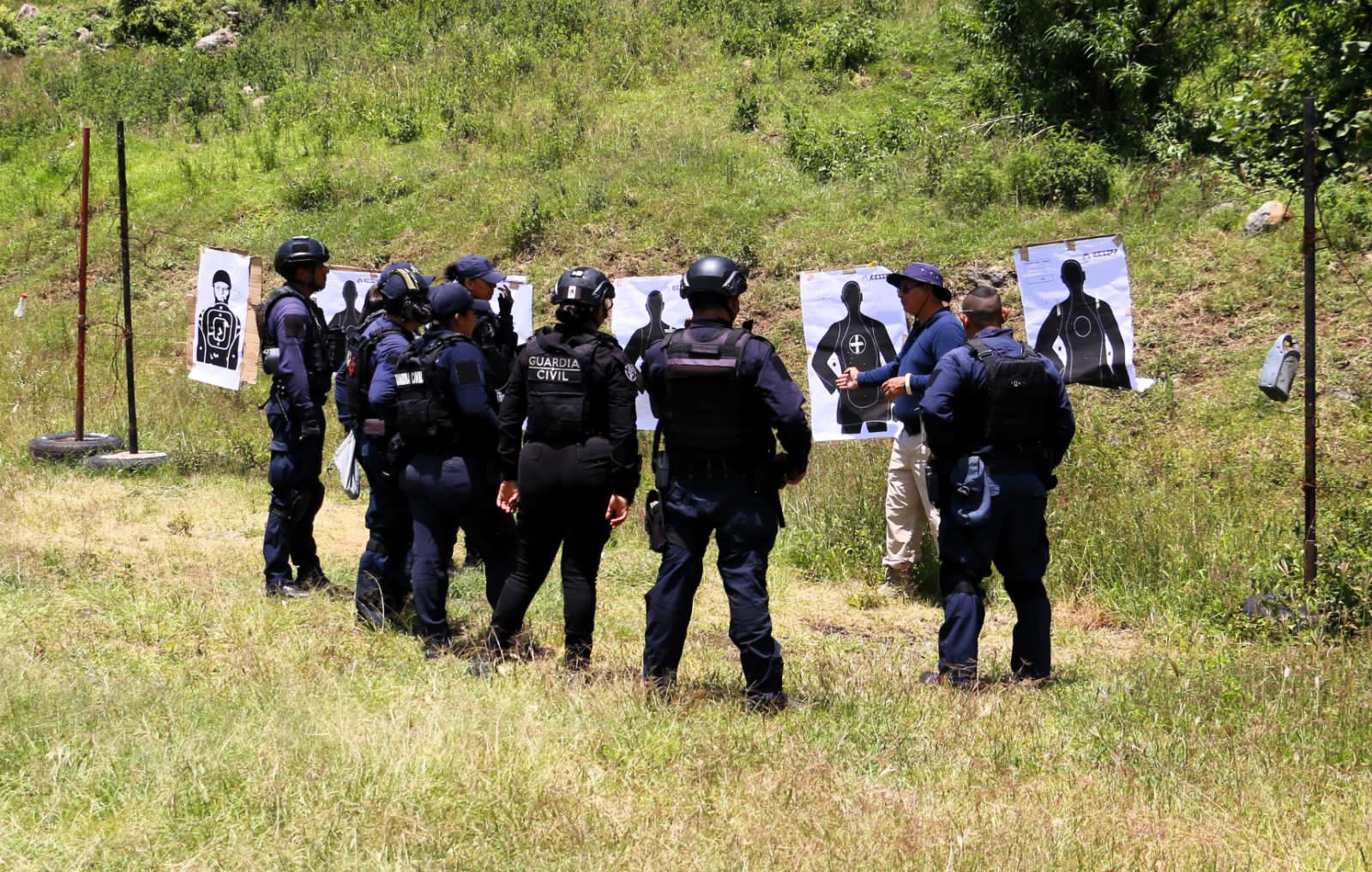 Desarrollo Policial de la SSP y CALEA otorgan capacitación de «Tiro de Precisión y Reacción».