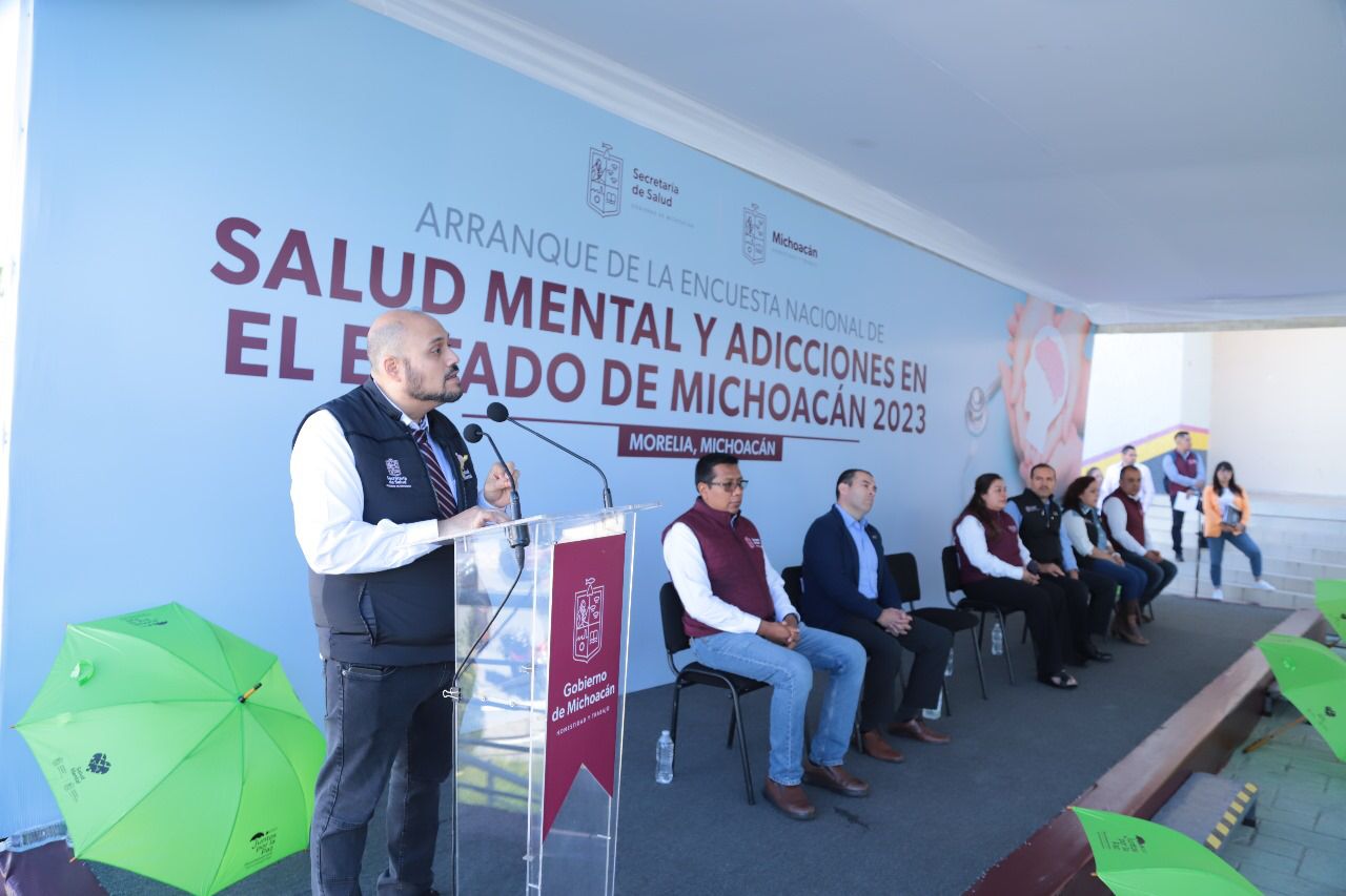 Arranca en Michoacán Encuesta Nacional de Adicciones 2023.