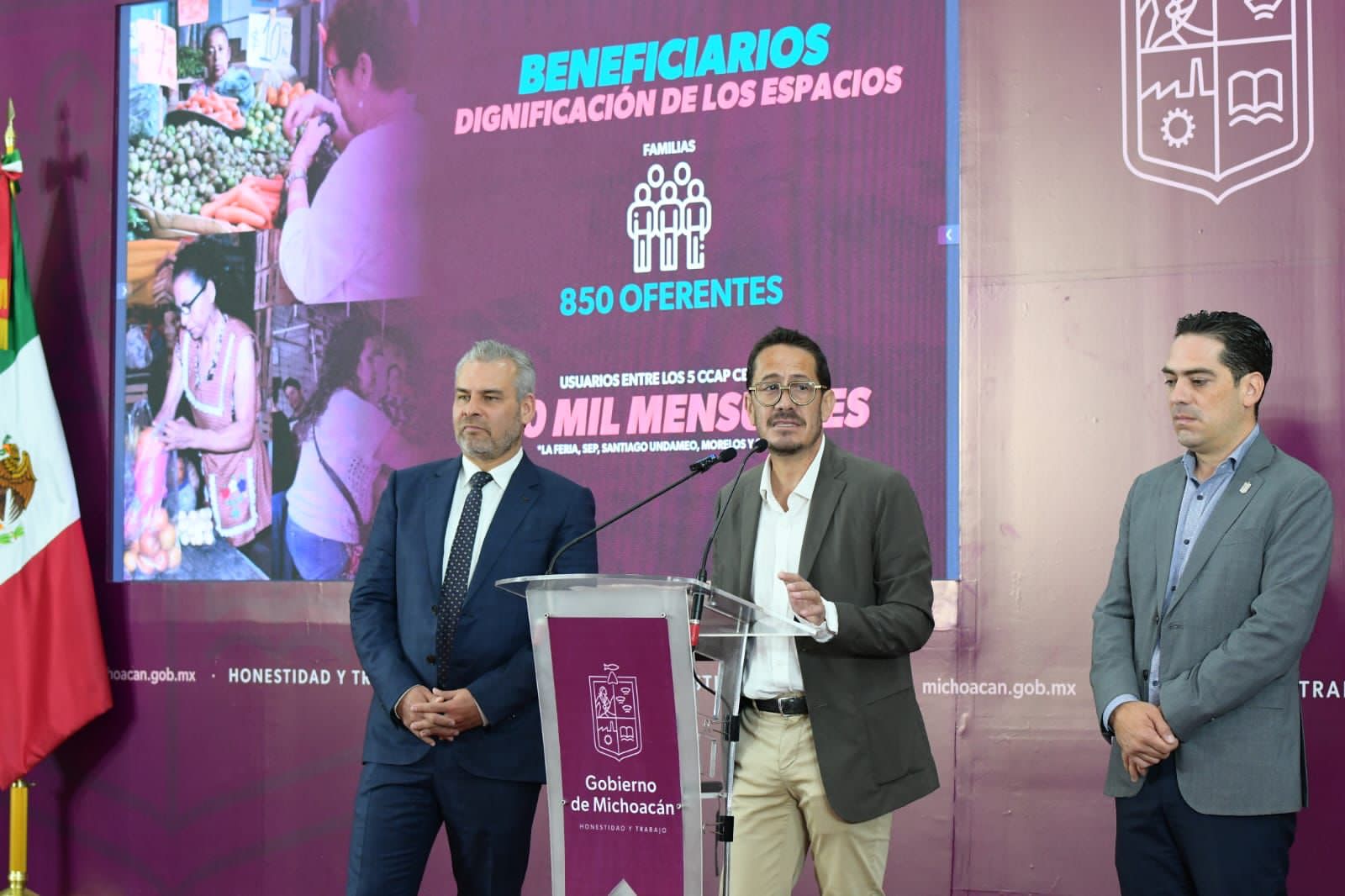 En Morelia, tianguis de La Feria vende canasta básica en 971 pesos: Sedeco.