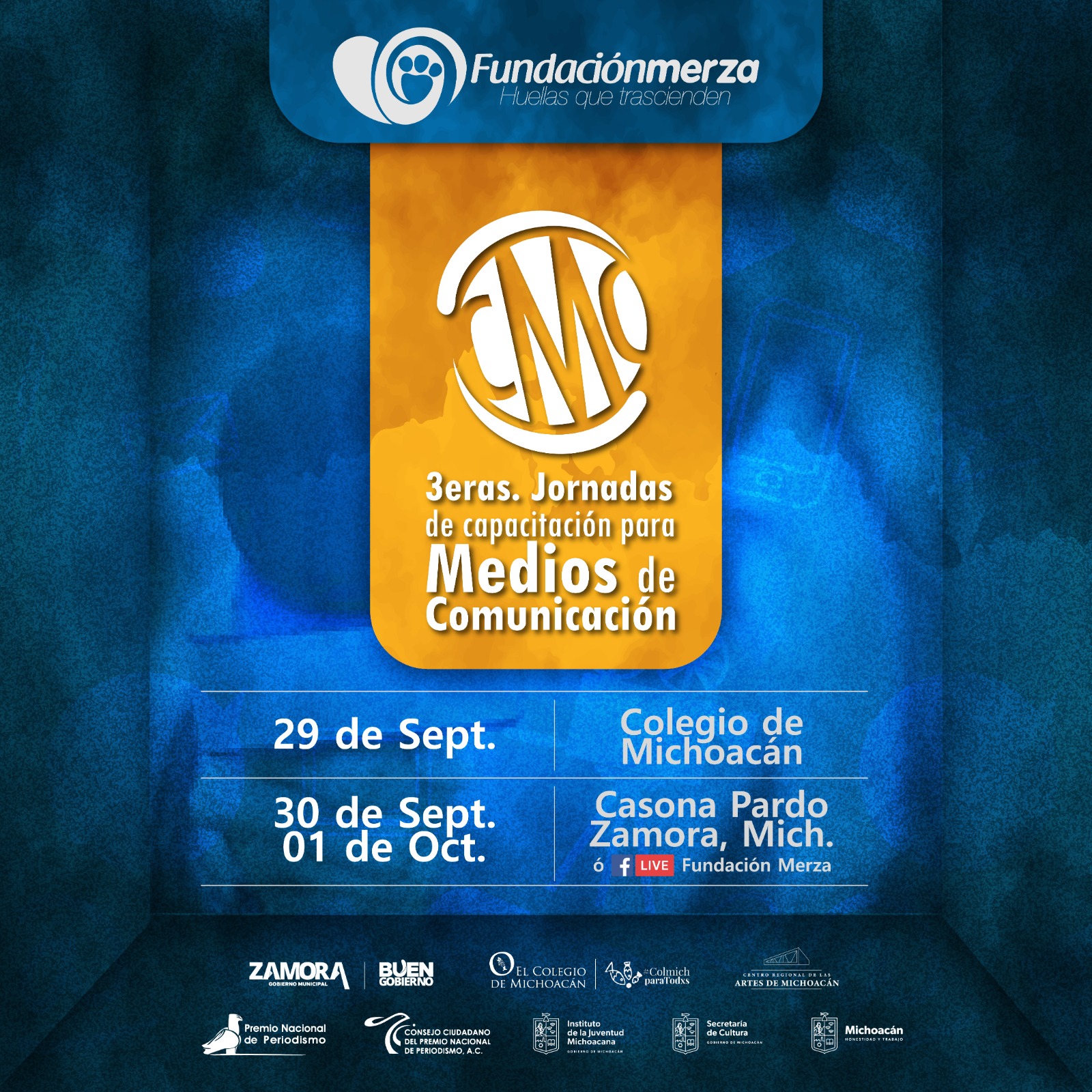 Fundación Merza invita a terceras jornadas de capacitación para periodistas.