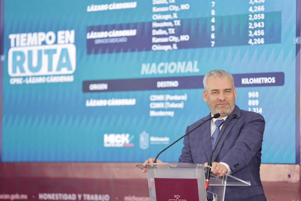 Puerto de Lázaro Cárdenas, entrada al comercio de EU y Canadá con CPKC