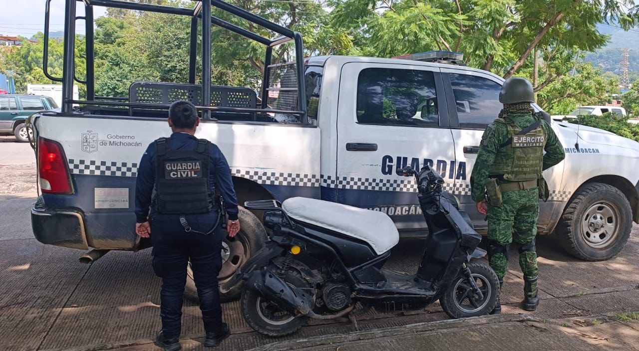 En distintos hechos, GC asegura a 6 personas, drogas y recupera 6 vehiculos