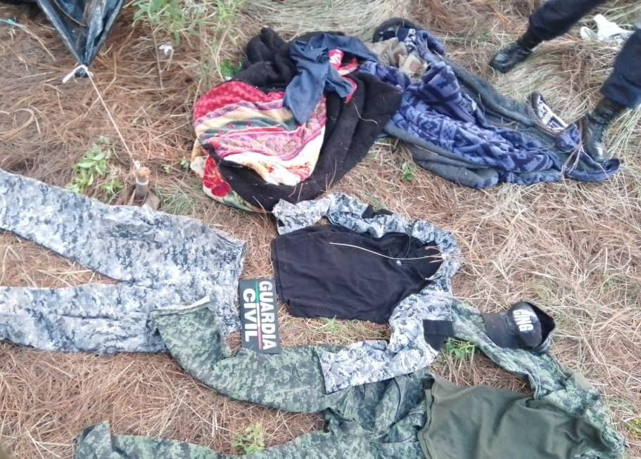 En operativo interinstitucional desmantelan campamento delictivo en Ocampo
