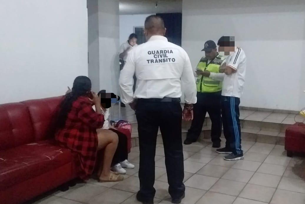 En Zamora, Tránsito del Estado localizó a niña extraviada.