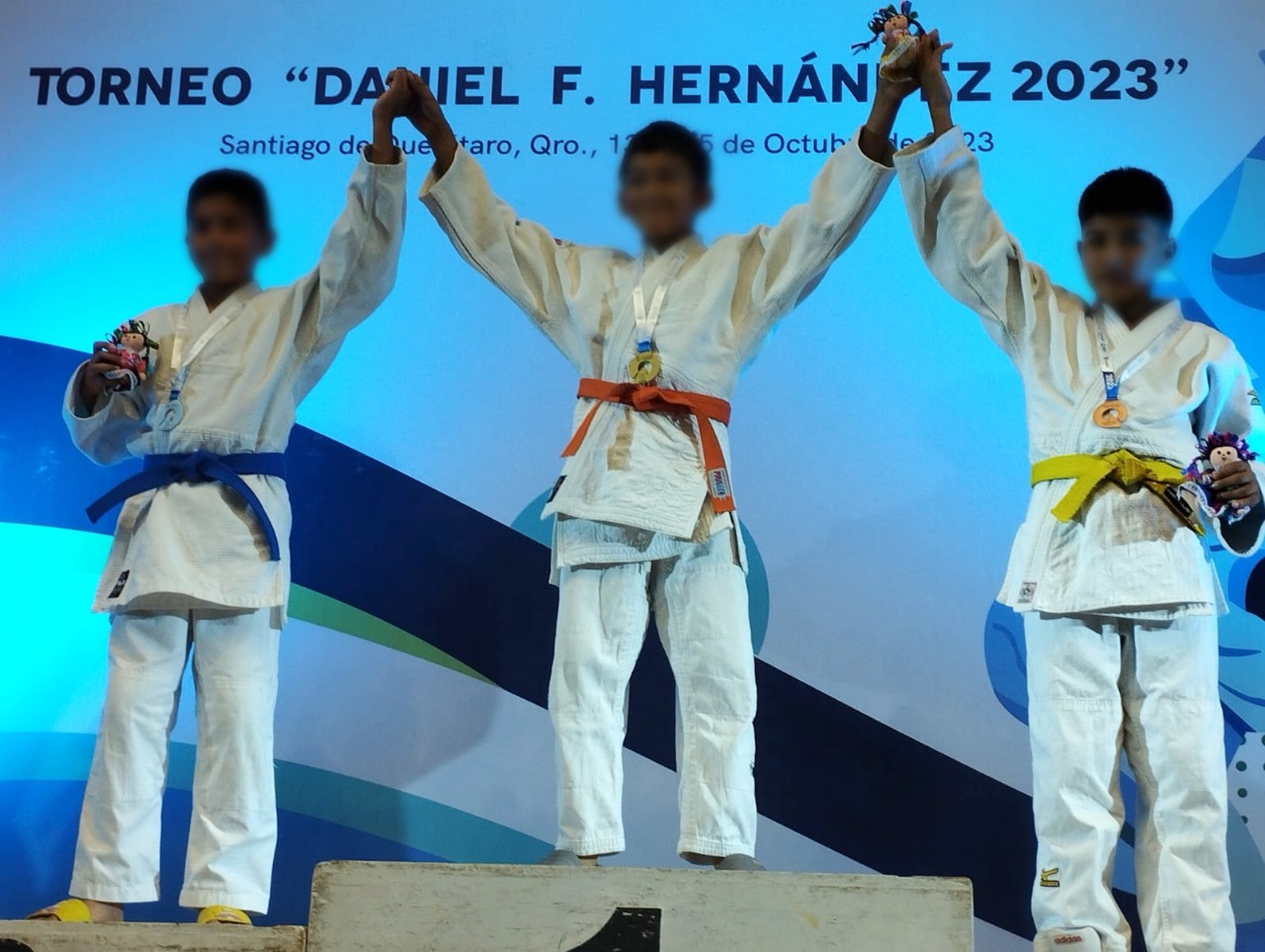 Niños del DIF Michoacán ganan oro, plata y bronce en Nacional de Judo.