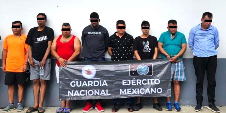 OBTIENE FGR VINCULACIÓN A PROCESO CONTRA OCHO COLOMBIANOS POR EL DELITO DE PORTACIÓN DE ARMA DE FUEGO 