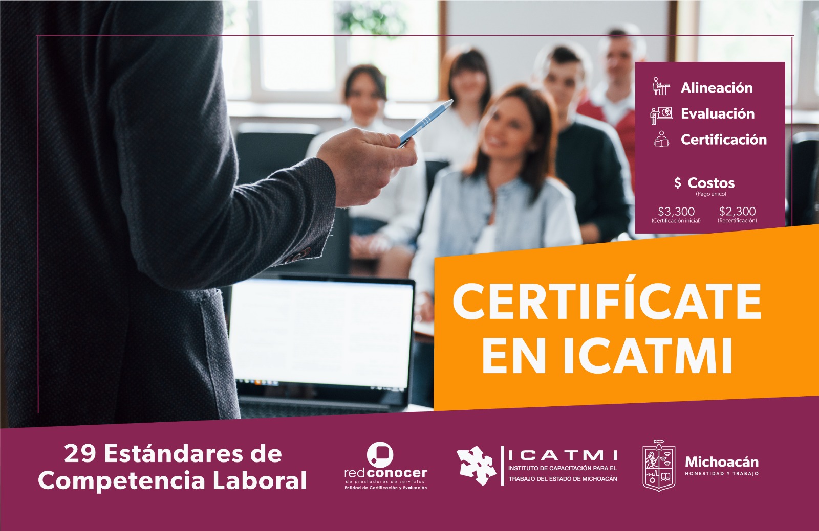 Icatmi certifica tus conocimientos laborales ¡Conócelos!.