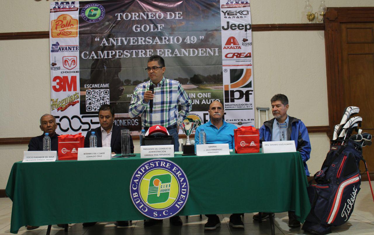 El Club Campestre Erandeni festeja su 49 aniversario con Torneo de Golf