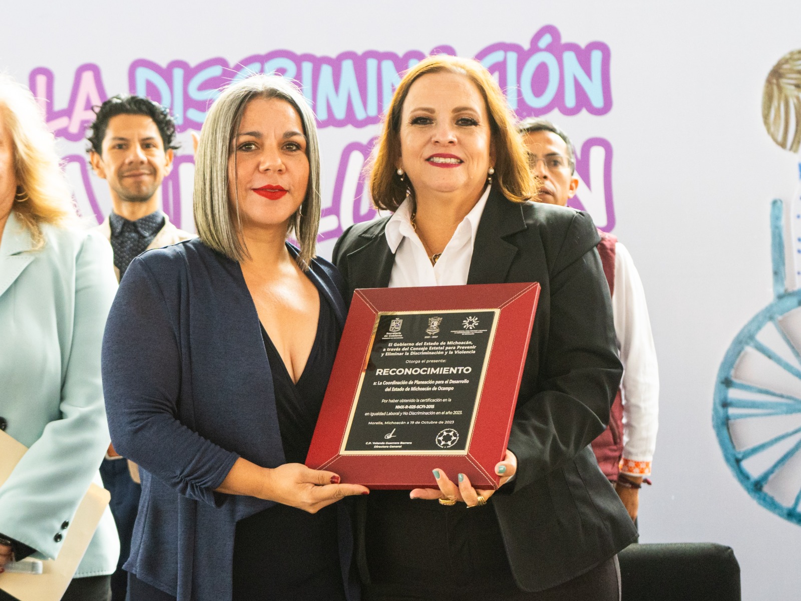 Reconocen a la Cpladem por certificación en Norma Mexicana en Igualdad Laboral.