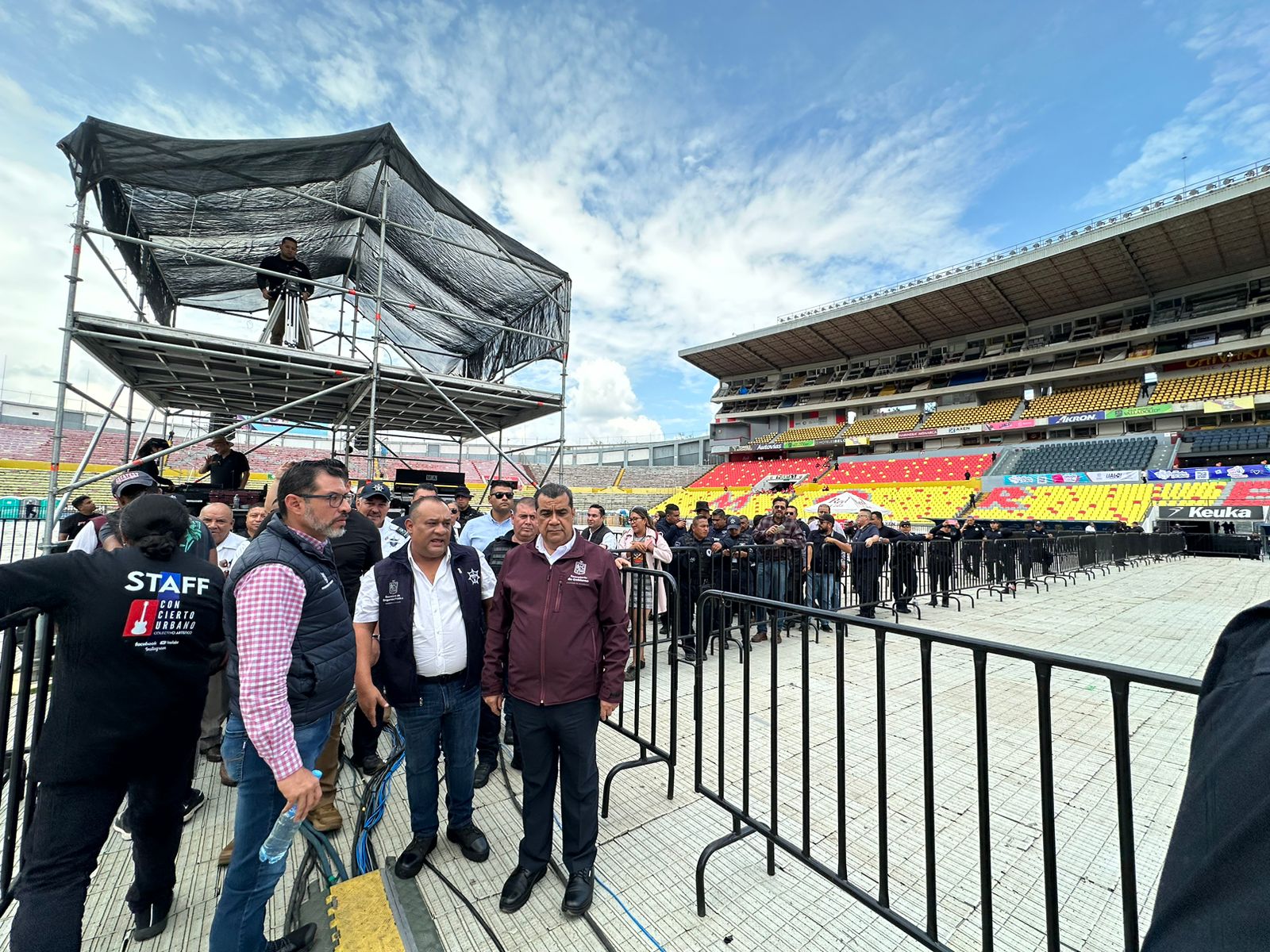Listo el operativo de seguridad y PC para concierto de El Tri: Segob.