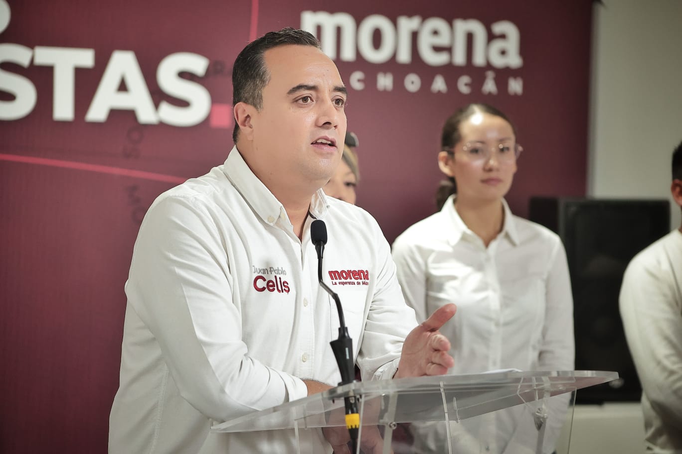 Morena Michoacán es ejemplo de formación política: JP Celis.